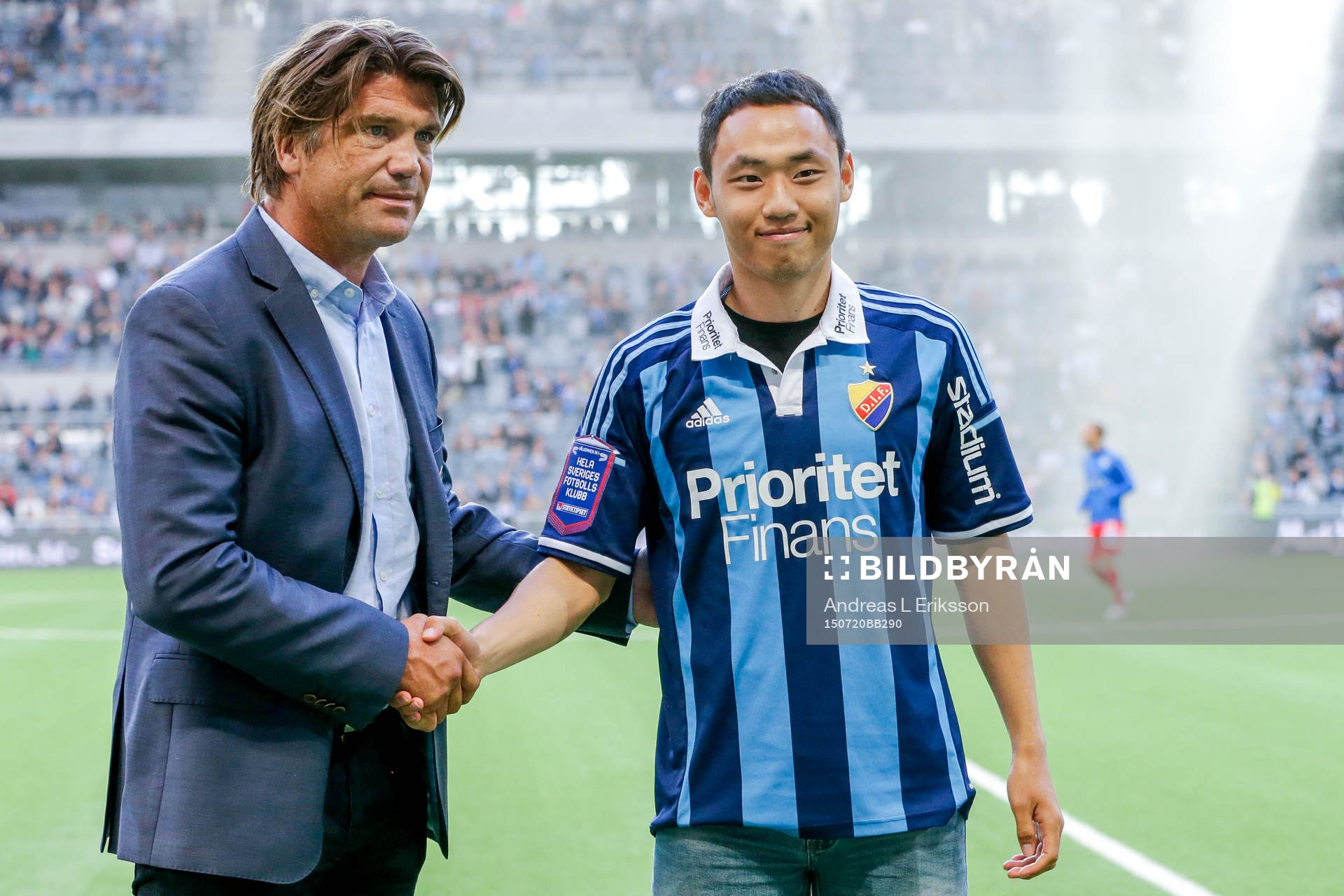 Djurgårdens sportchef Bosse Andersson presenterar