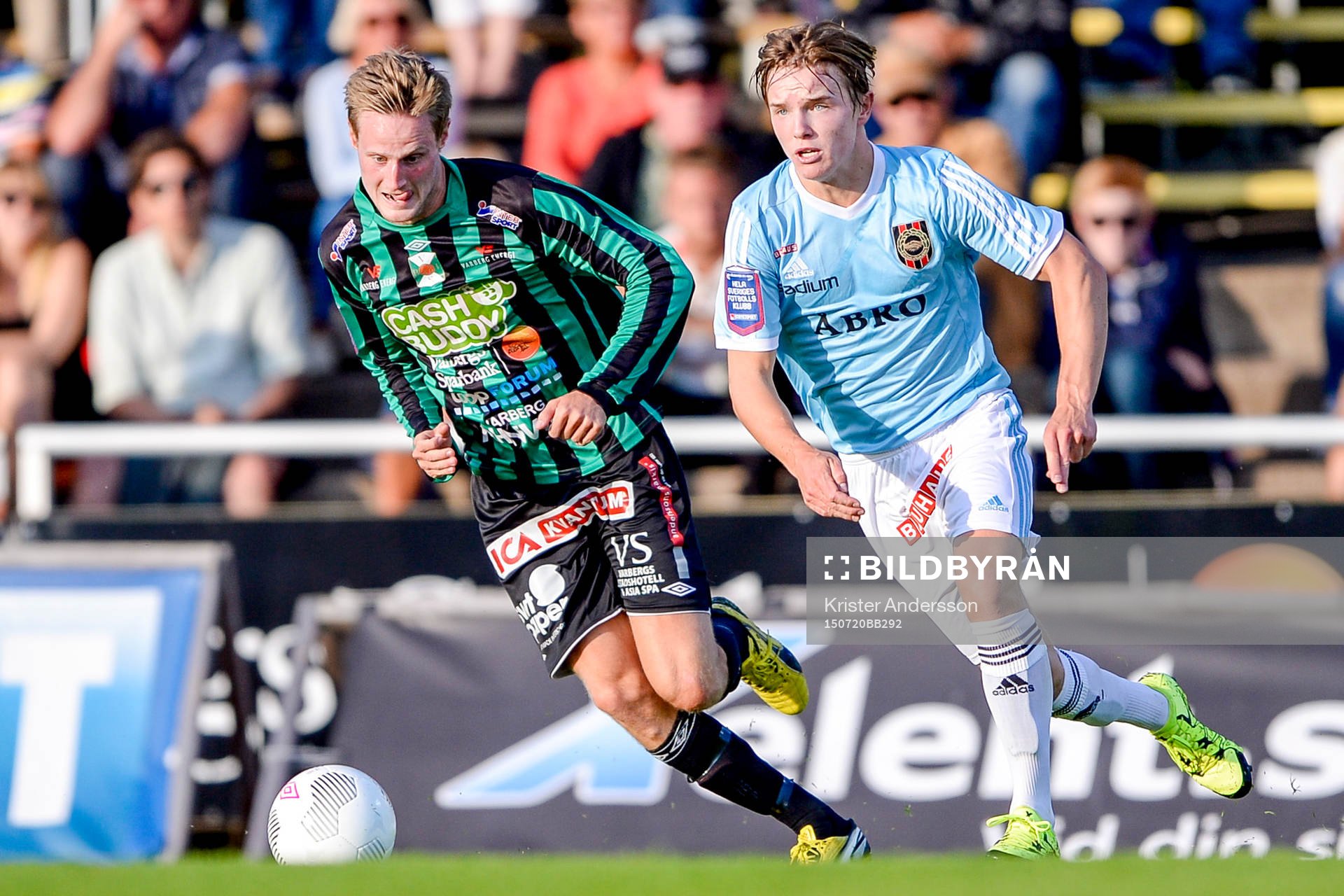 Varbergs Anton Tideman och Brommapojkarnas Jacob Ortmark