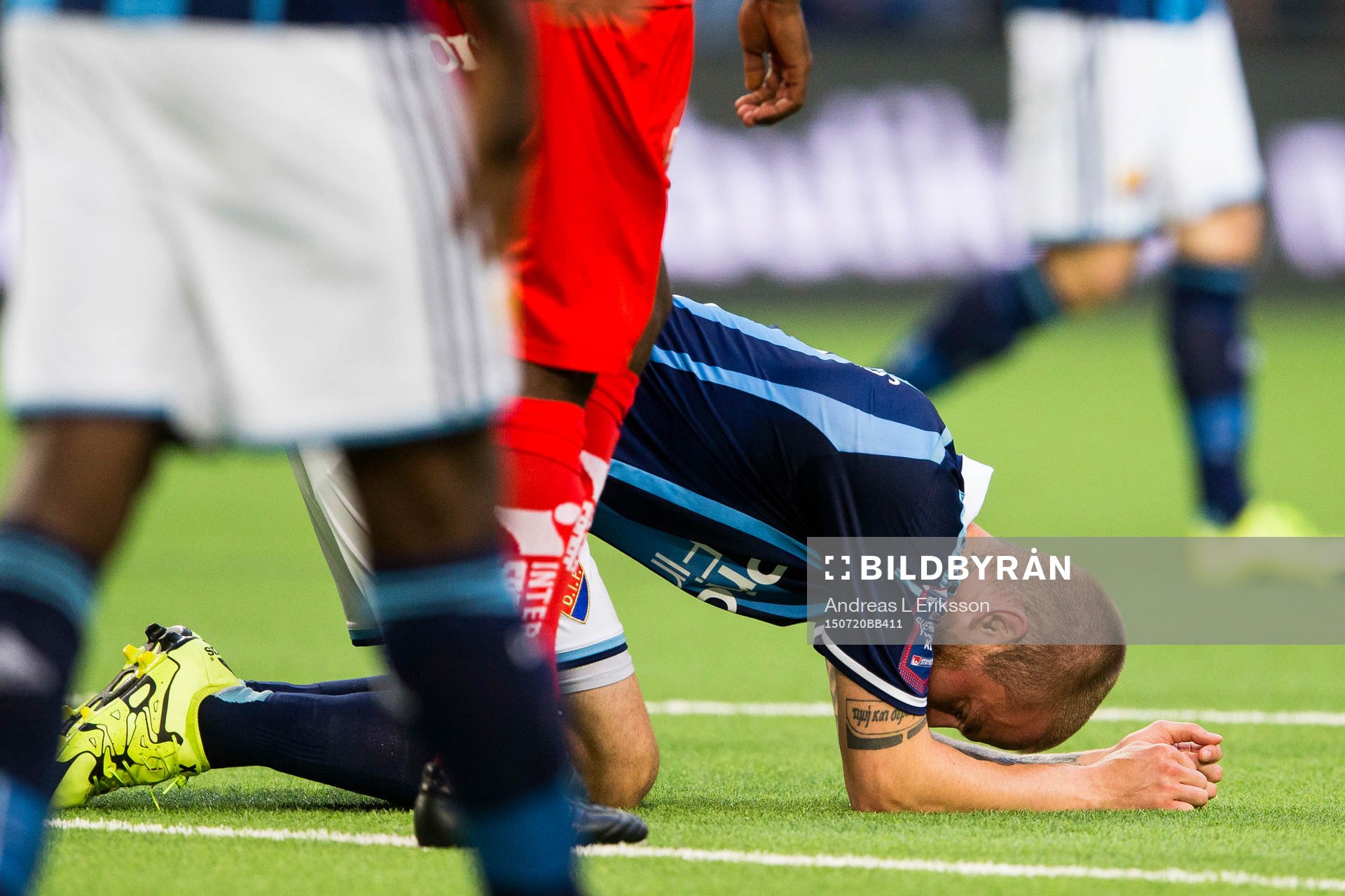 Djurgårdens Alexander Faltsetas deppar