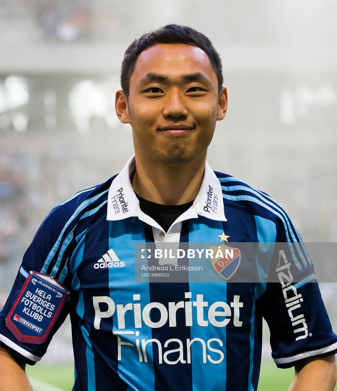 Djurgårdens nyförvärv Seon Min Moon presenterar i