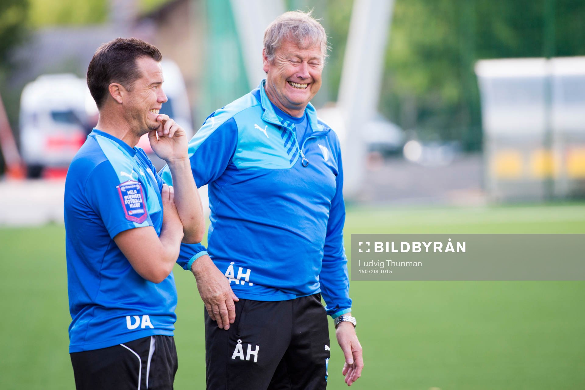 Malmö FFs sportchef Daniel Andersson och tränare Åge