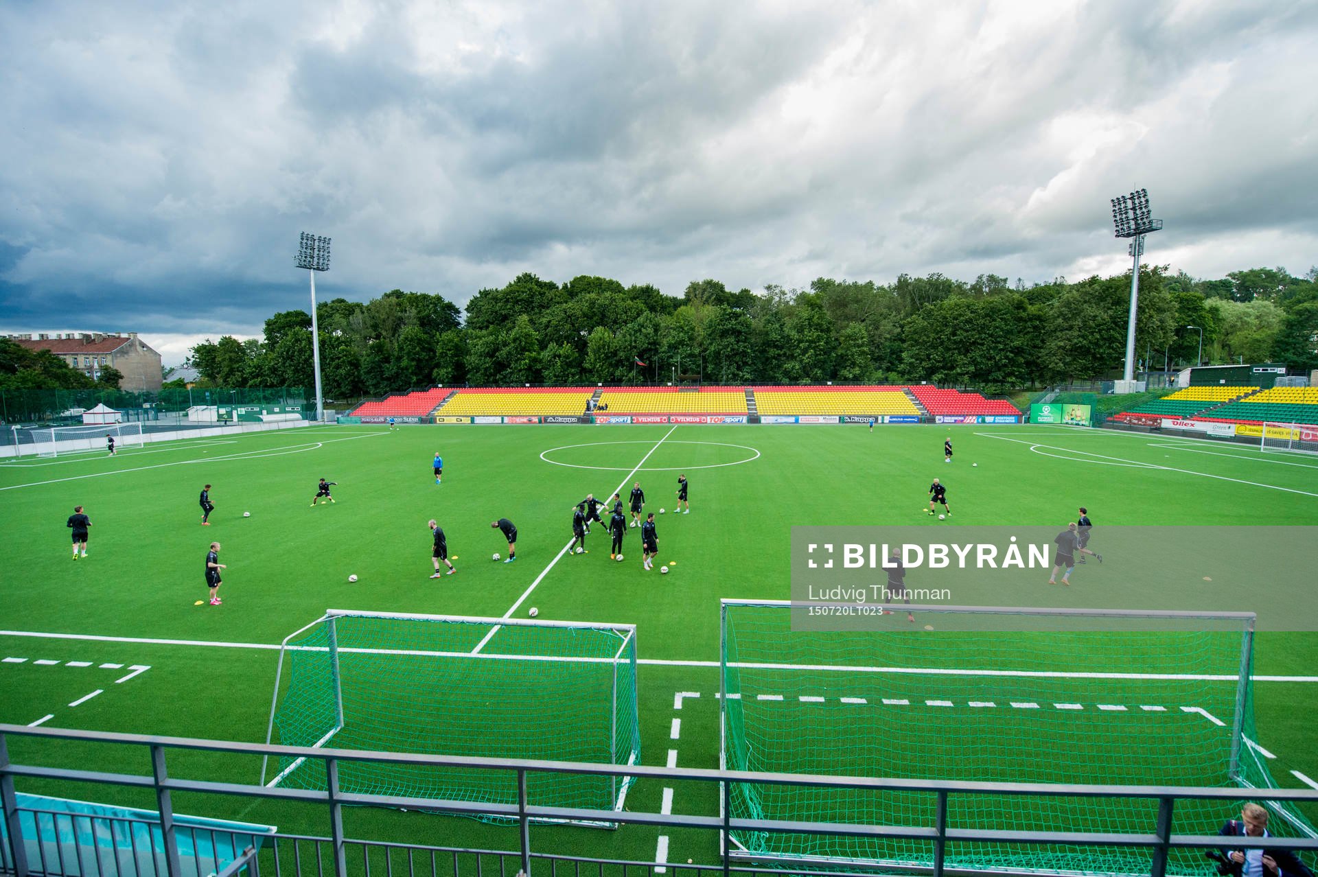 Översiktsbild över LFF stadium