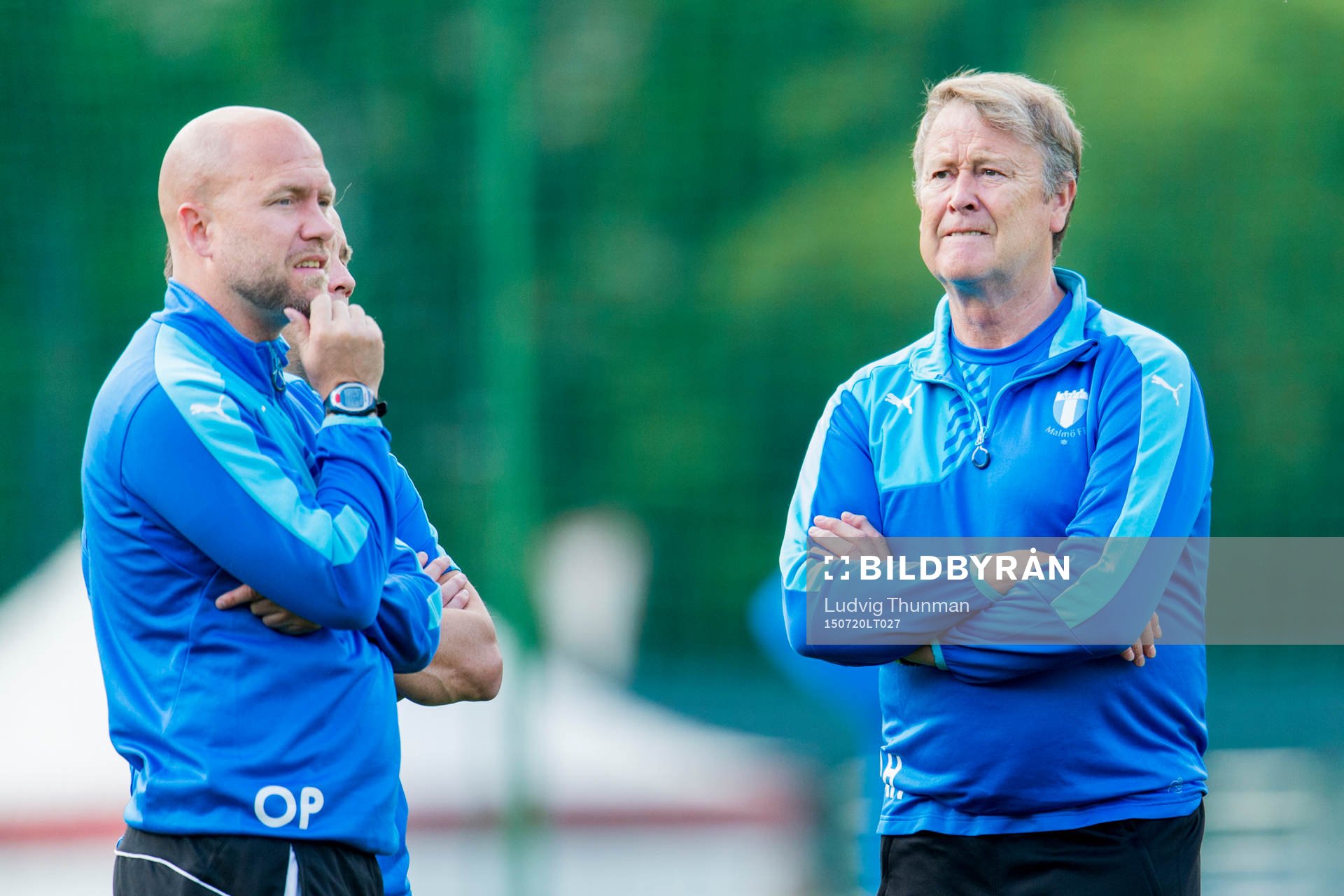 Malmö FFs assisterande tränare Olof Persson och tränare