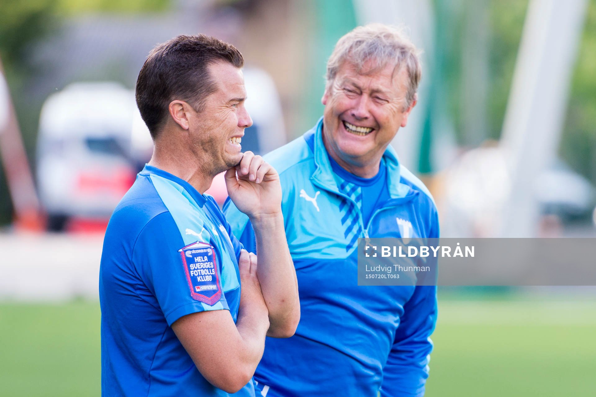 Malmö FFs sportchef Daniel Andersson och tränare Åge