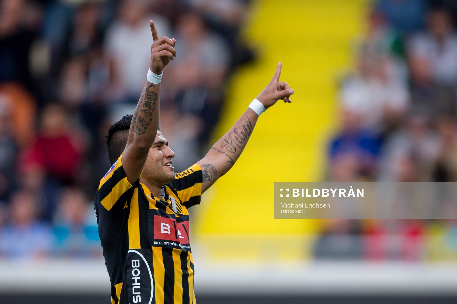 Häckens Paulo De Oliveira jublar