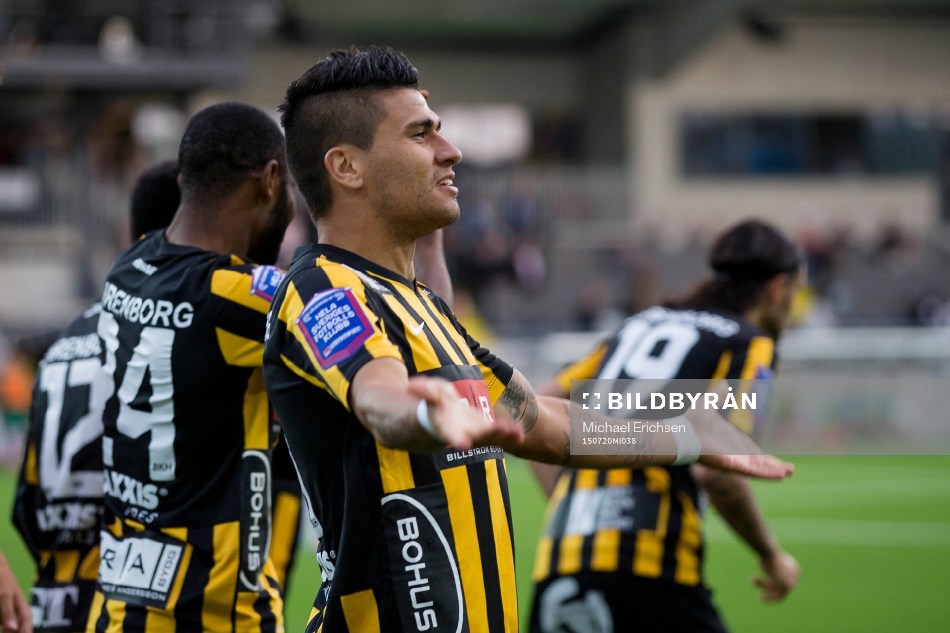 Häckens Paulo De Oliveira jublar