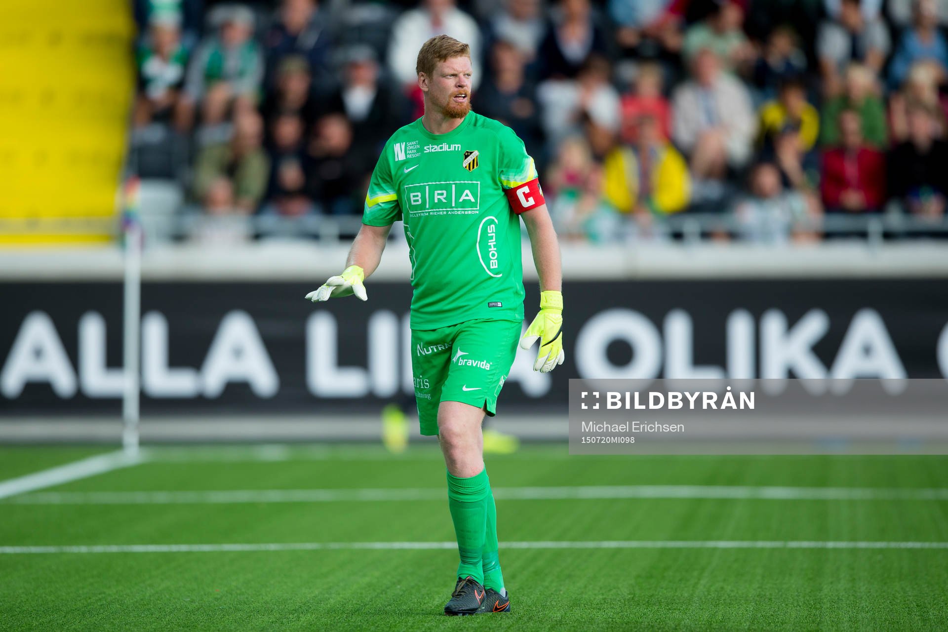 Häckens målvakt Christoffer Källqvist