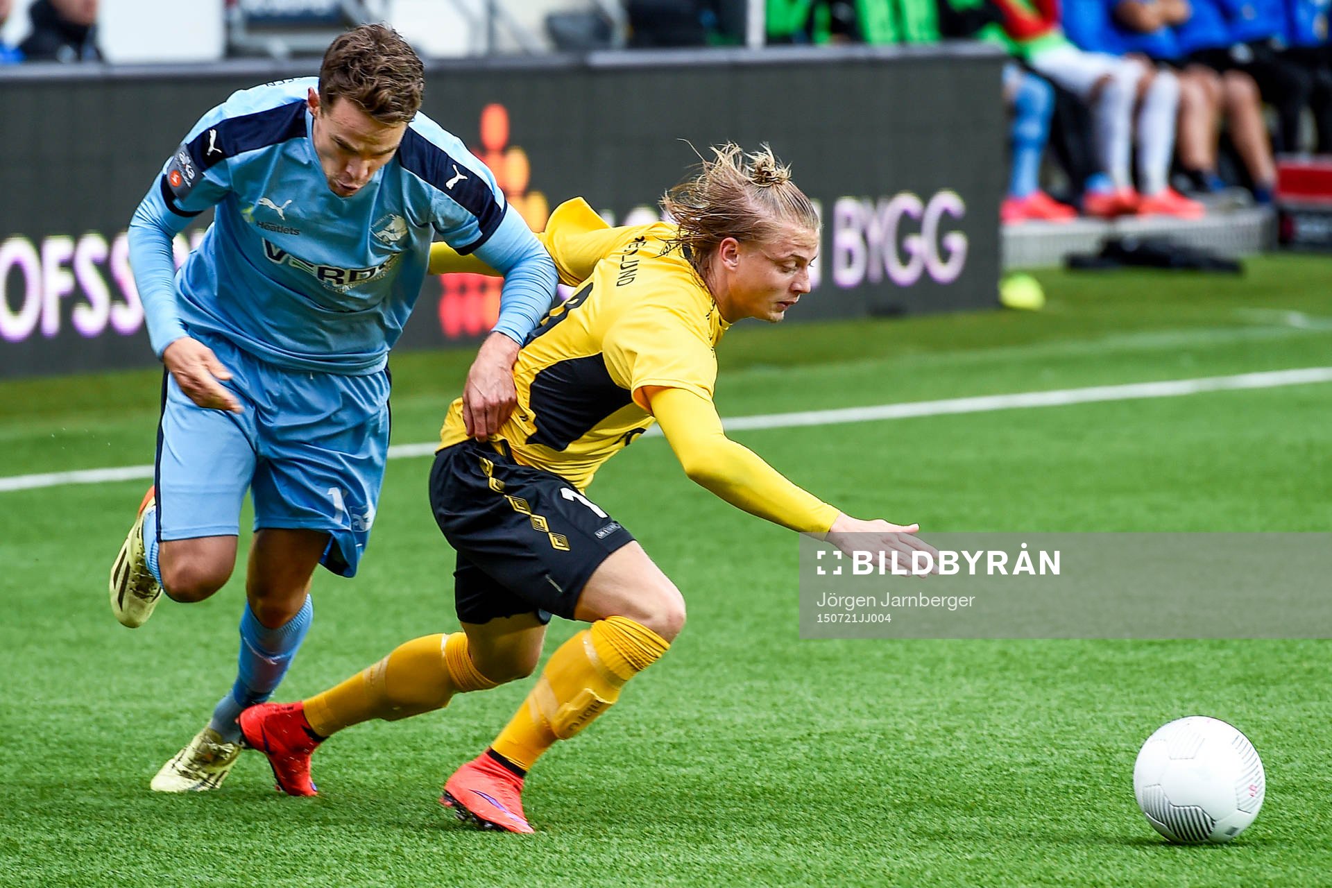 Randers Erik Marxen och Elfsborgs Simon Hedlund