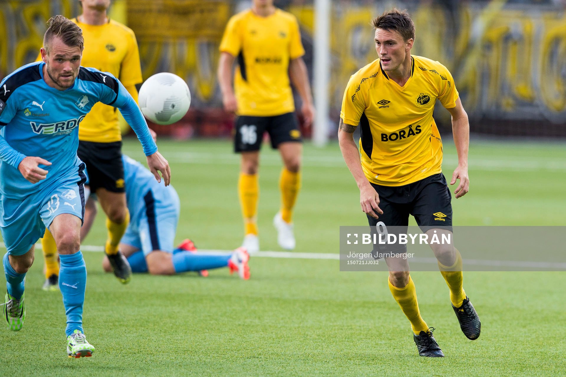 Elfsborgs Lasse Nilsson och Randers Mads Fenger