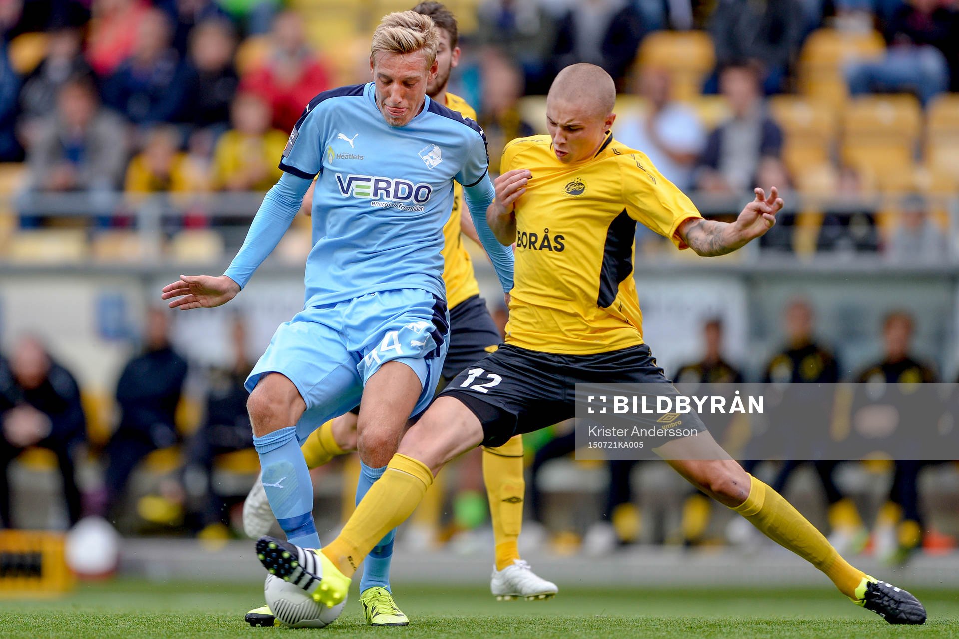 Randers Nicolai Brock-Madsen och Elfsborgs Sebastian Holmén