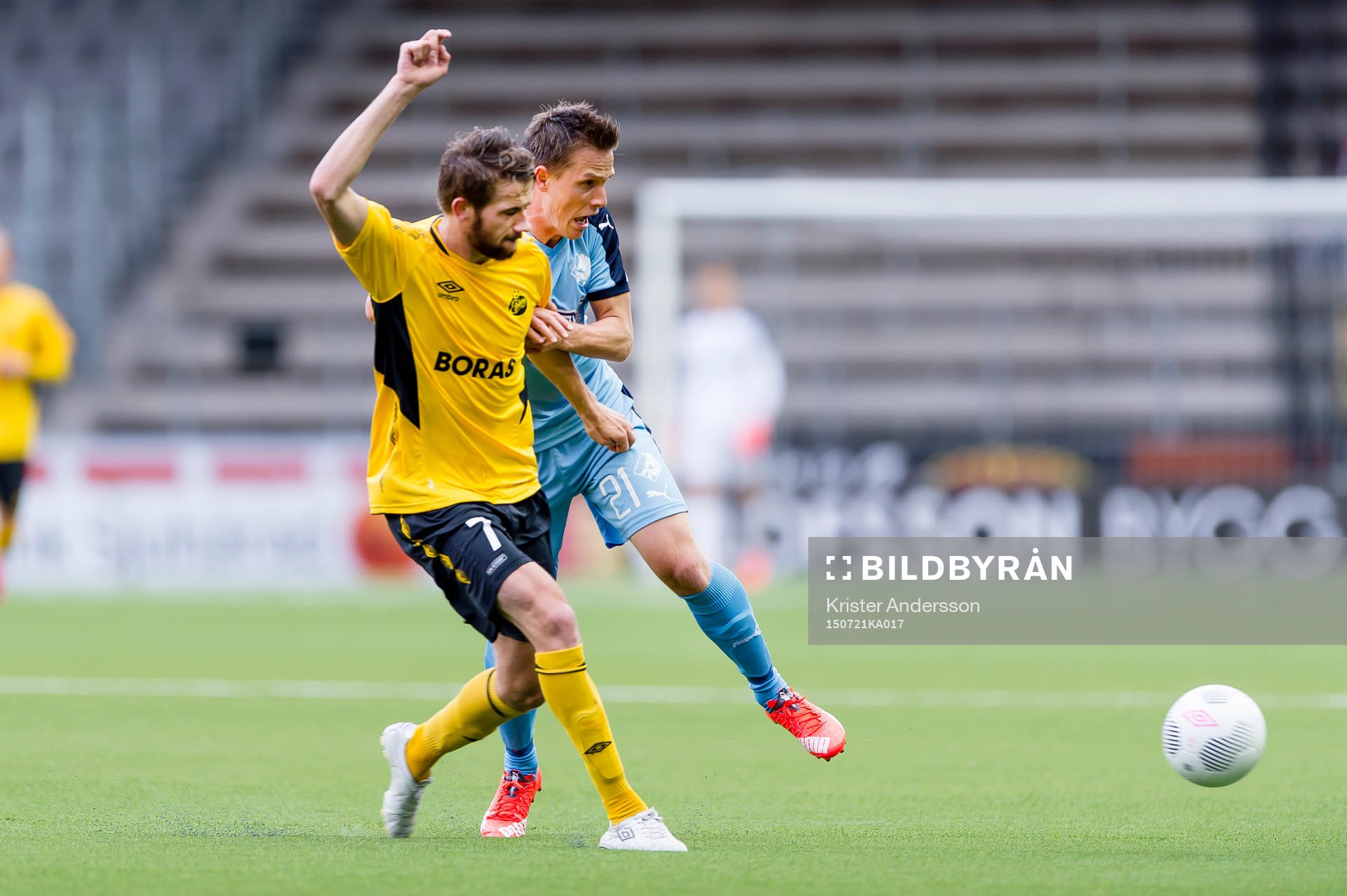 Elfsborgs Marcus Rohdén och Randers Alexander Fischer