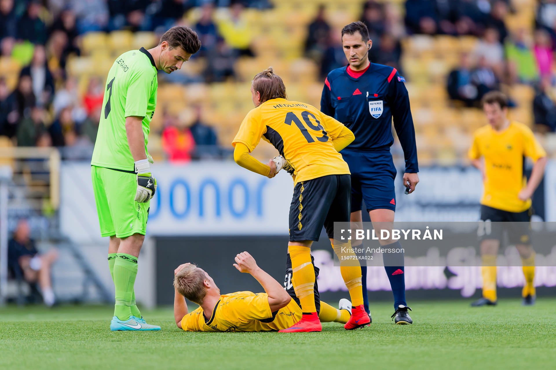 Elfsborgs Andreas Klarström får kramp