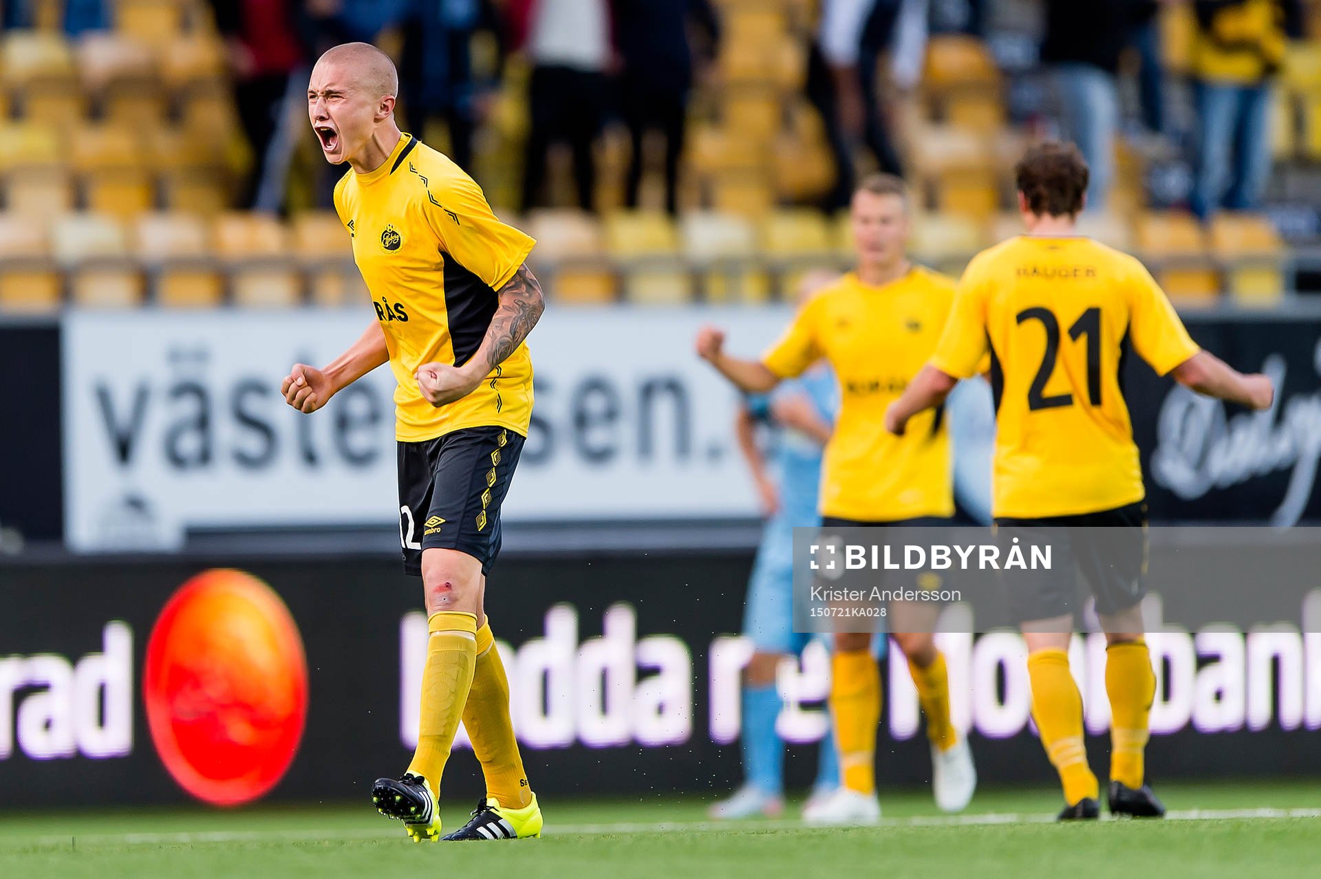 Elfsborgs Sebastian Holmén jublar