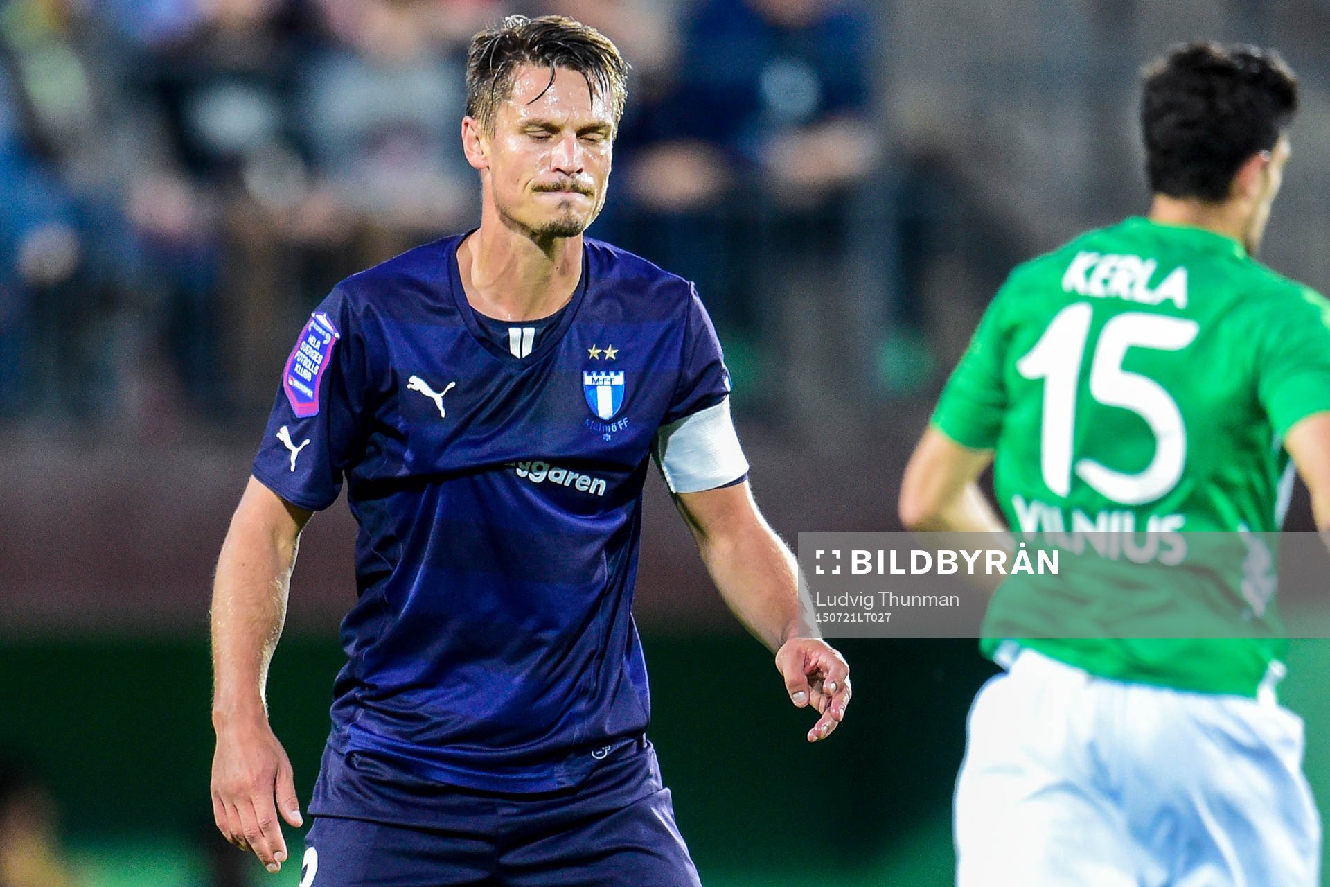 Malmö FFs Markus Rosenberg deppar