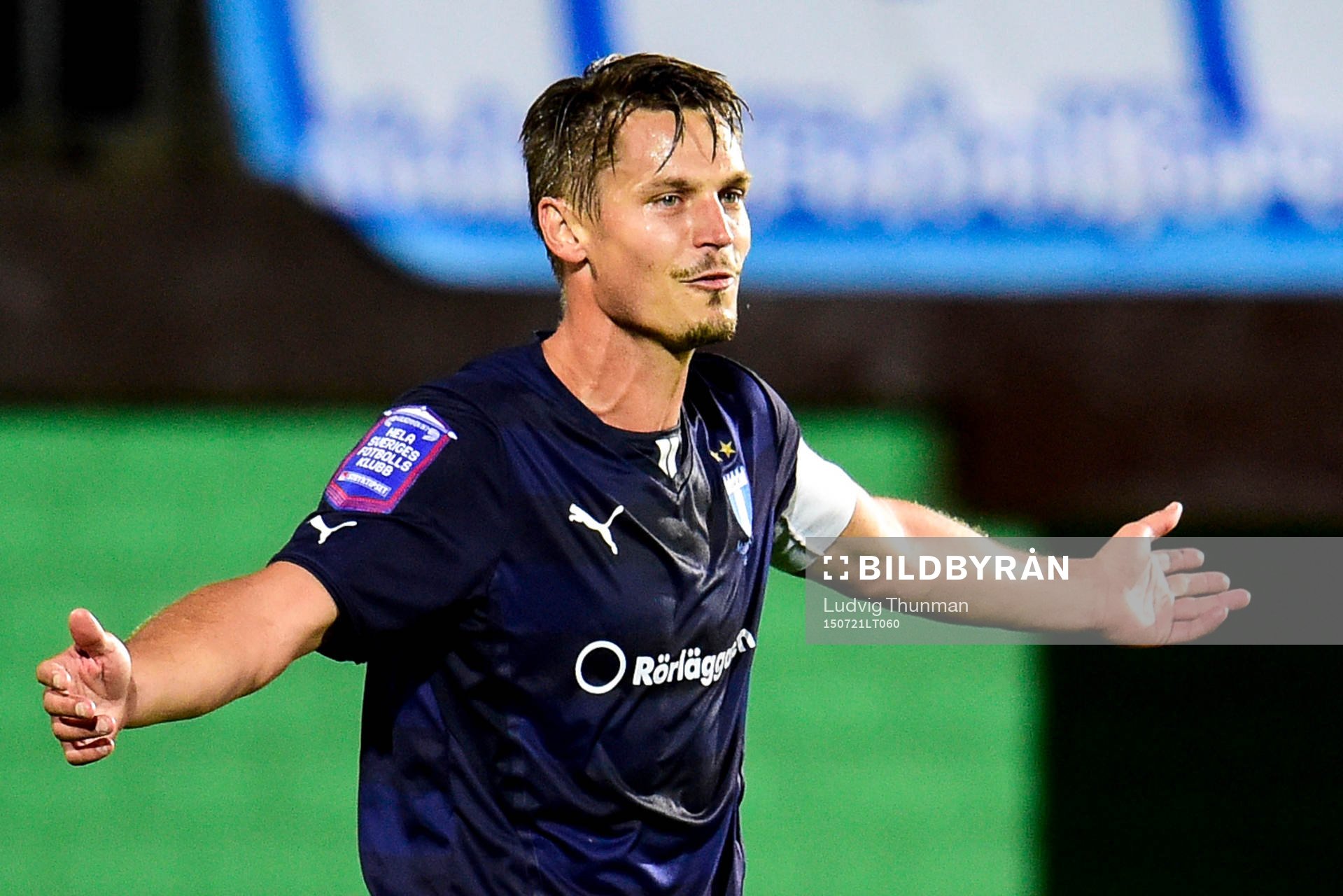Malmö FFs Markus Rosenberg deppar