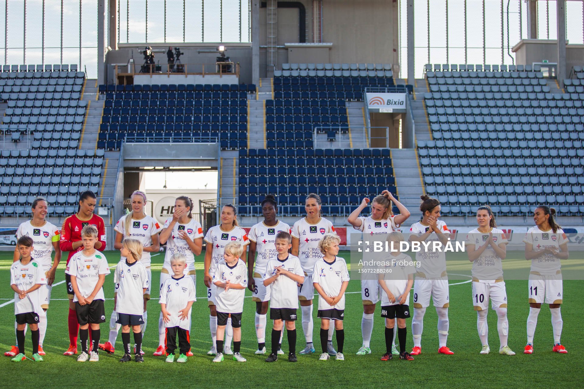 FC Rosengårds startelva med Alexandra Riley, Zecira