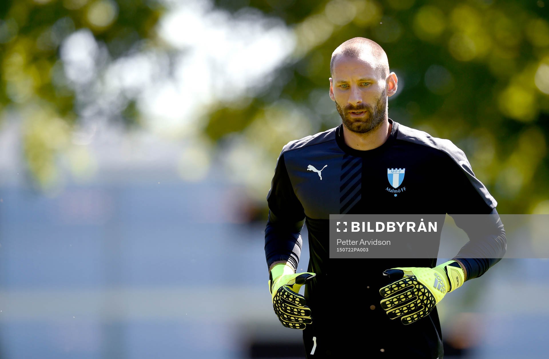 Malmö FFs nyförvärv målvakt Johan Wiland