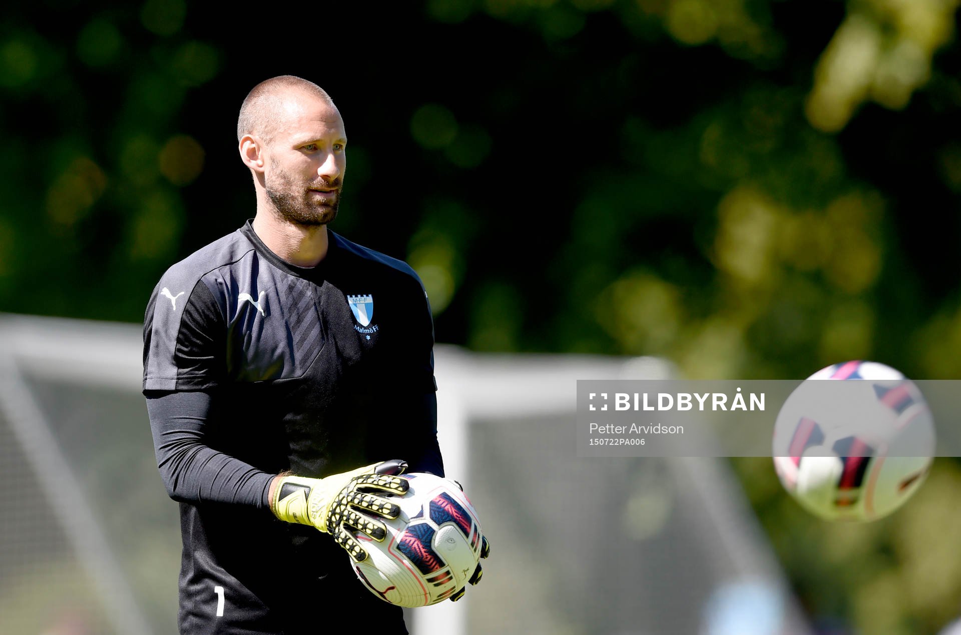 Malmö FFs nyförvärv målvakt Johan Wiland