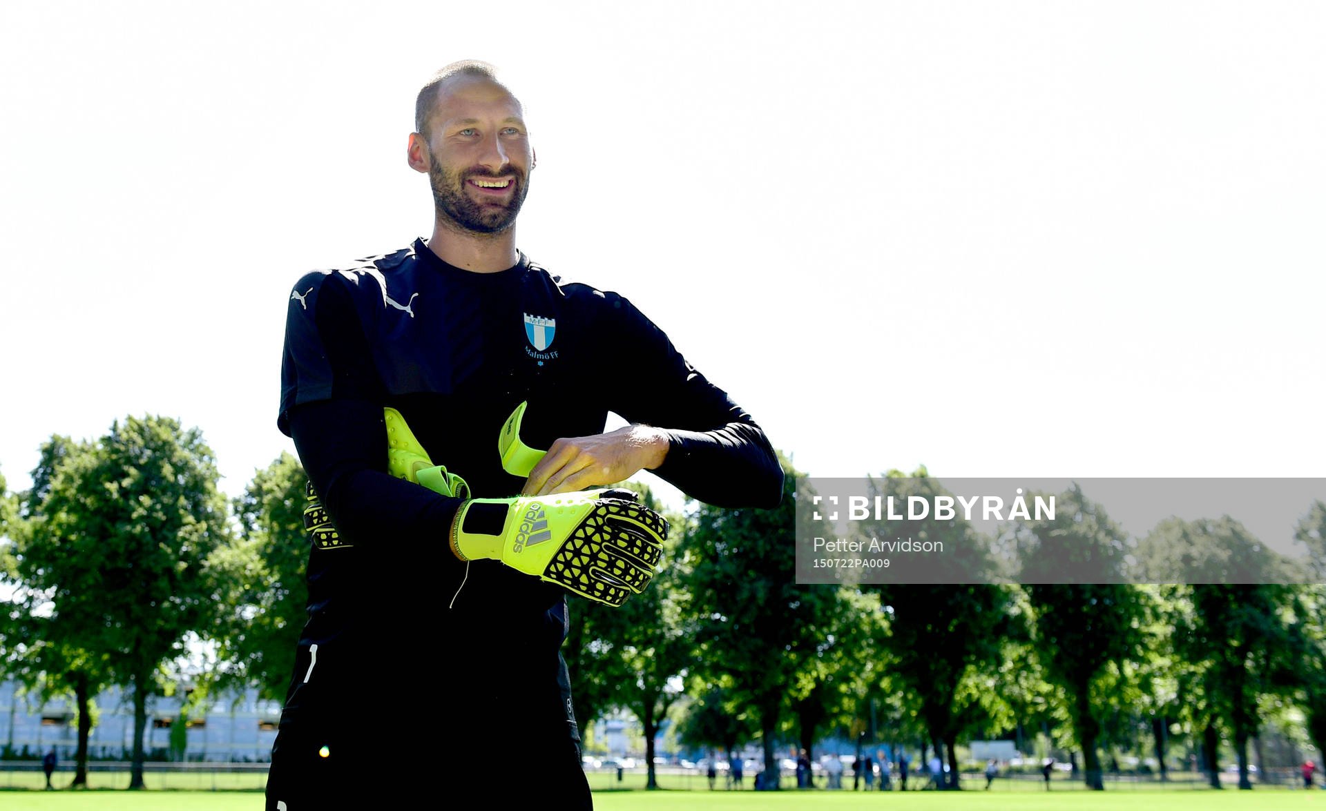 Malmö FFs nyförvärv målvakt Johan Wiland