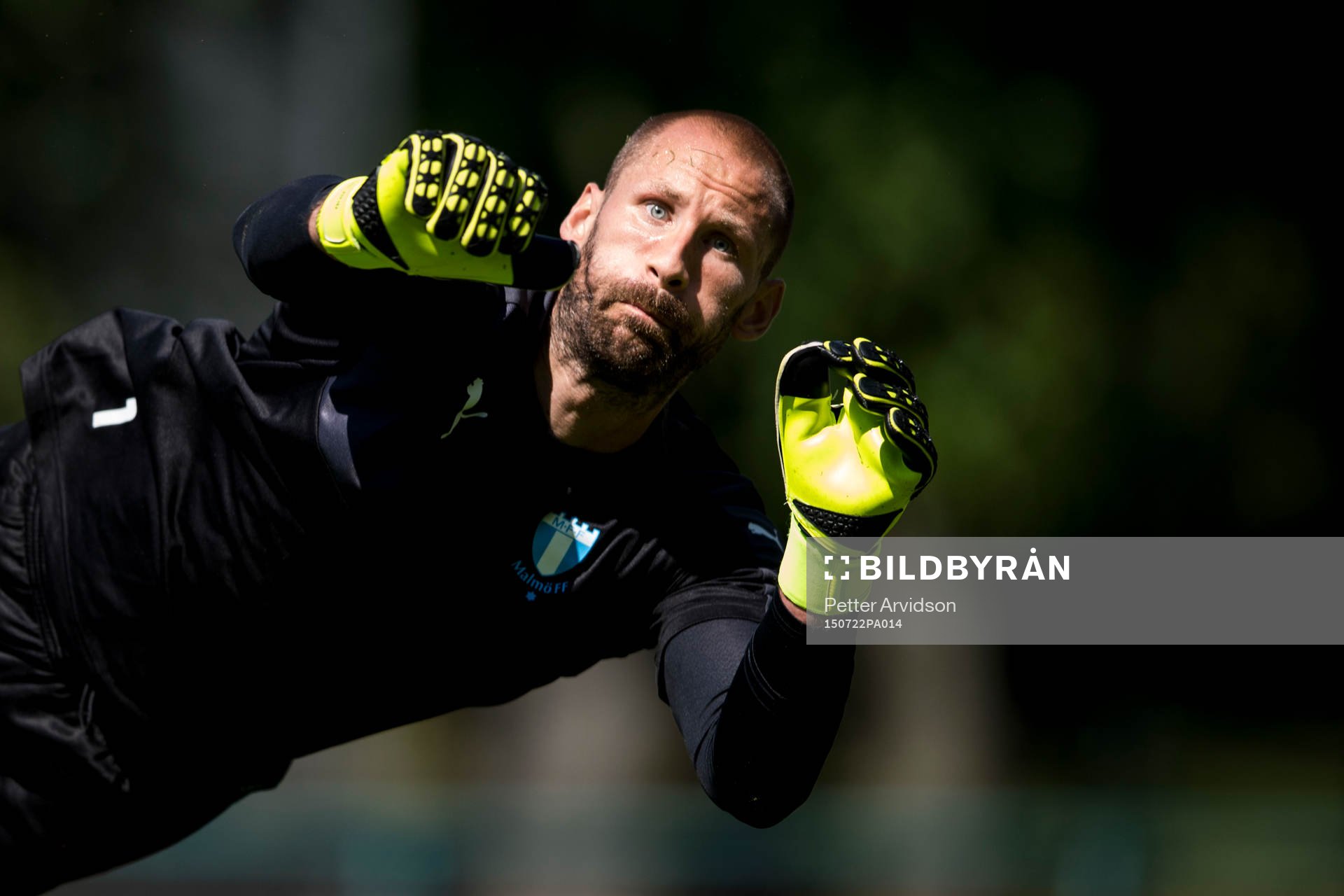 Malmö FFs nyförvärv målvakt Johan Wiland
