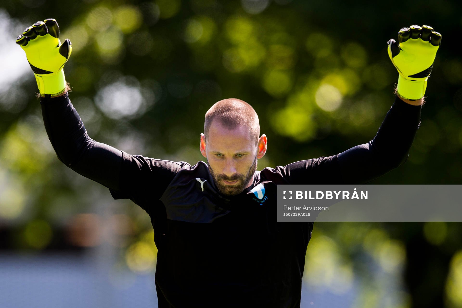 Malmö FFs nyförvärv målvakt Johan Wiland