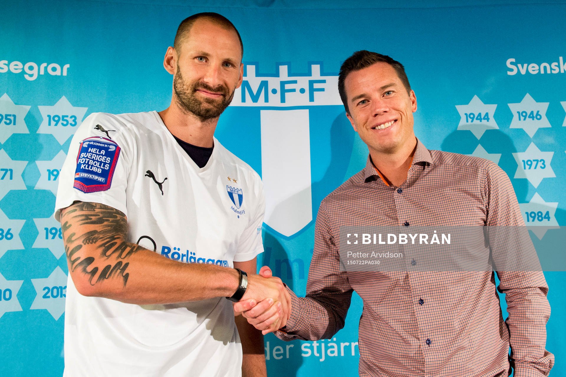 Malmö FFs nyförvärv målvakt Johan Wiland och sportchef