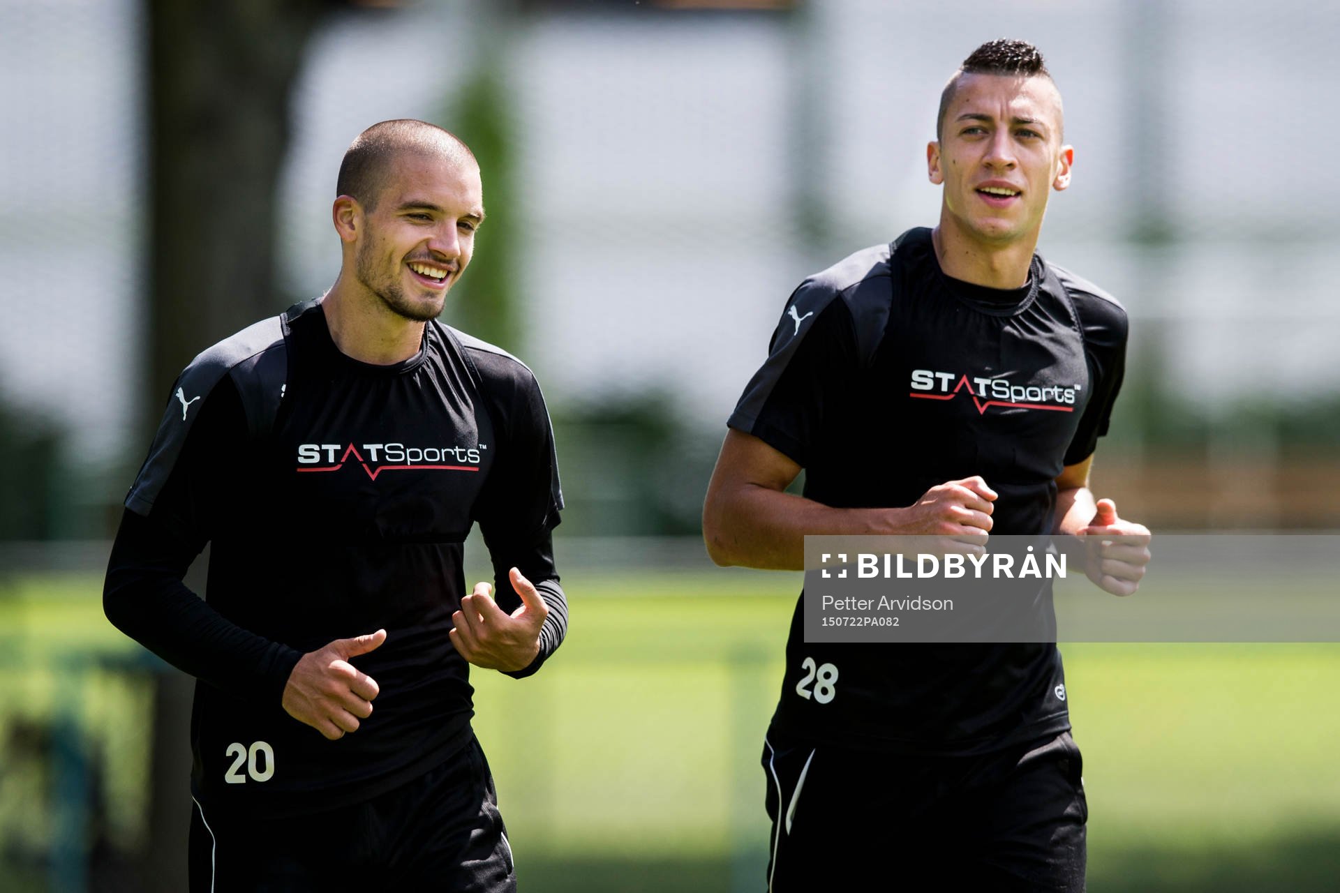 Malmö FFs Vladimir Rodic och Nikola Djurdjic