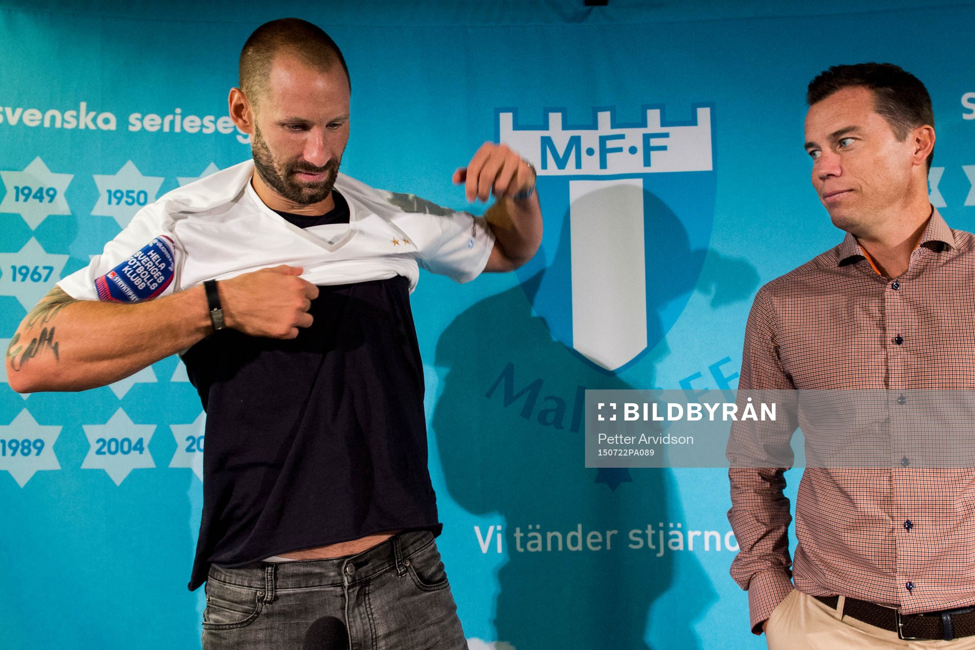 Malmö FFs nyförvärv målvakt Johan Wiland och sportchef