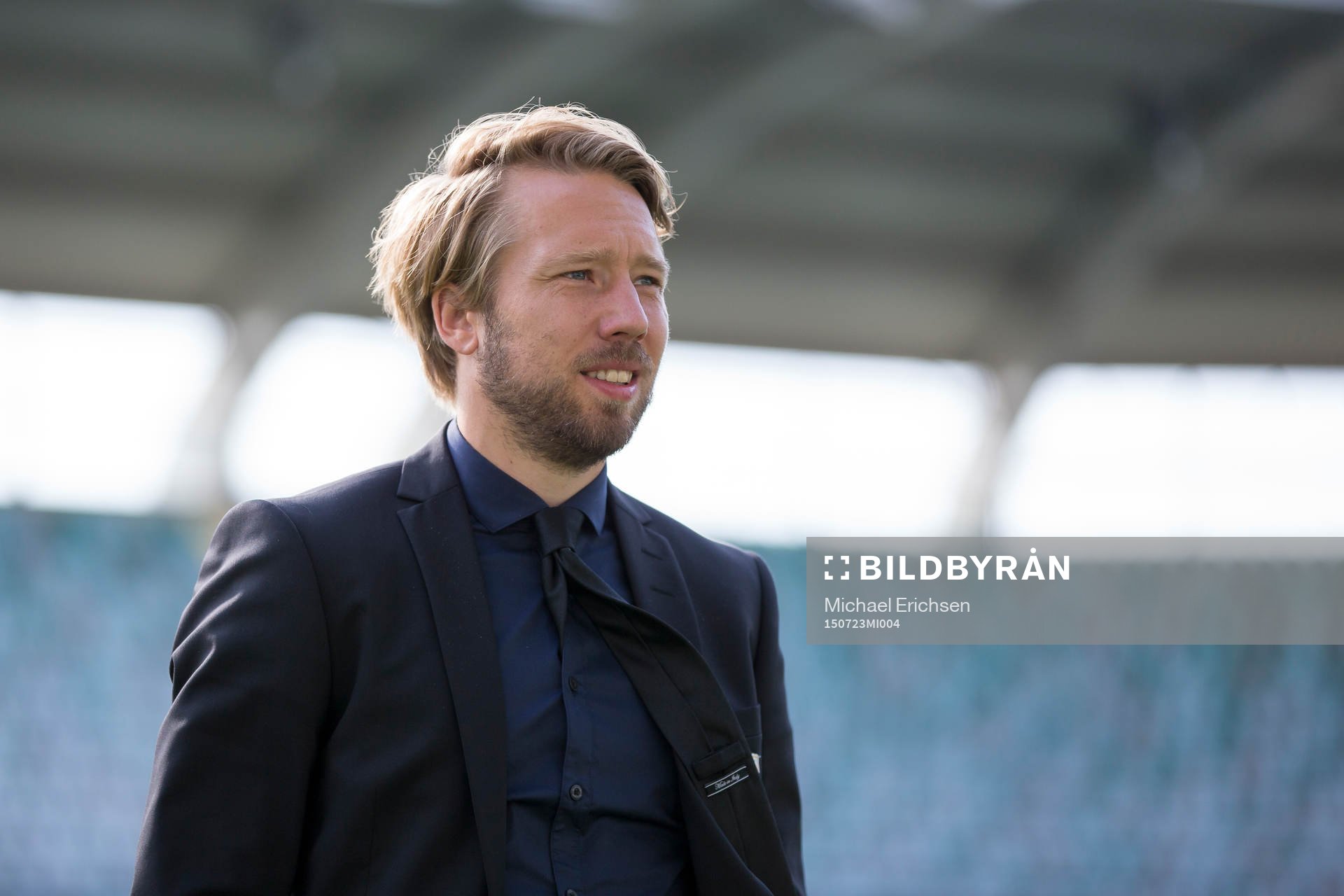 IFK Göteborgs Adam Johansson innan fotbollsmatchen i