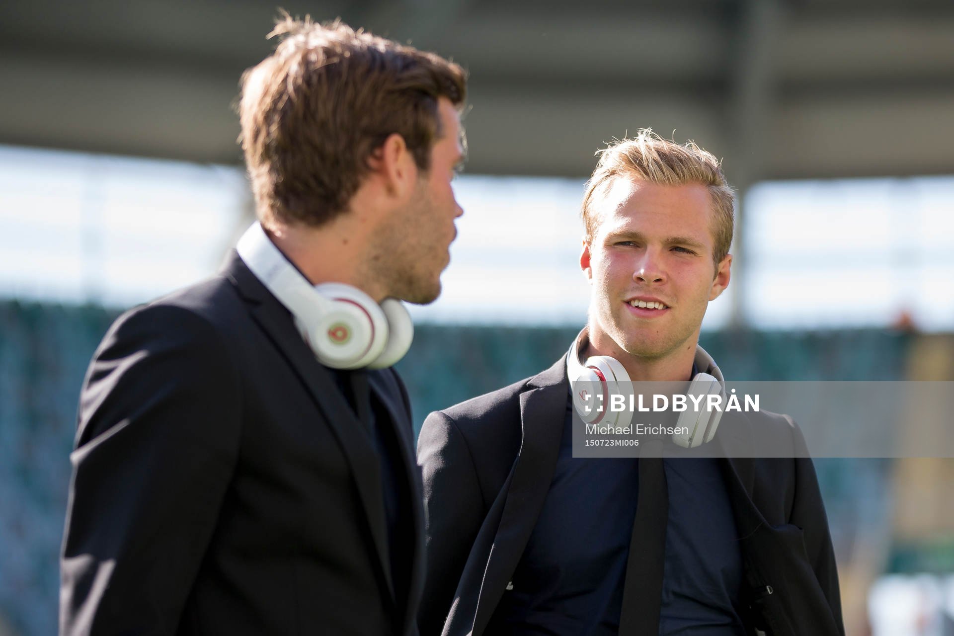 IFK Göteborgs Emil Salomonsson och Gustav Engvall innan