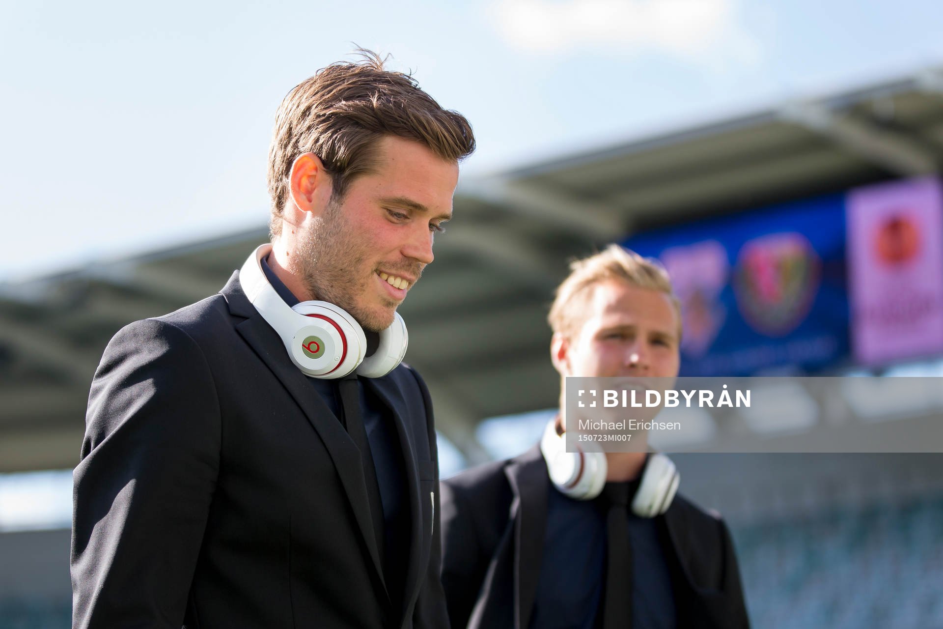 IFK Göteborgs Emil Salomonsson och Gustav Engvall innan