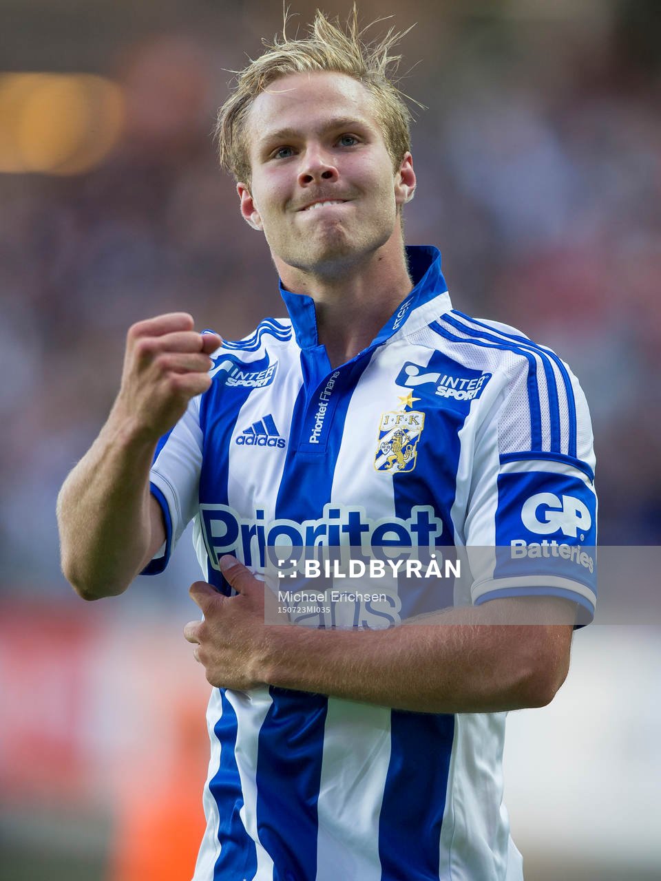 IFK Göteborgs Gustav Engvall jublar