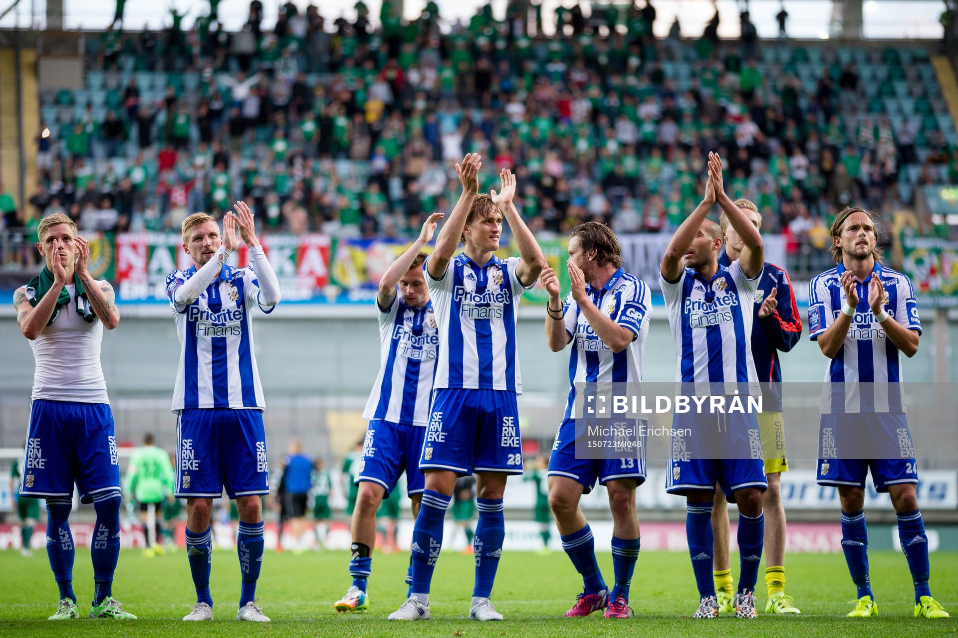 IFK Göteborgs Sören Rieks, Sebastian Eriksson, Jakob