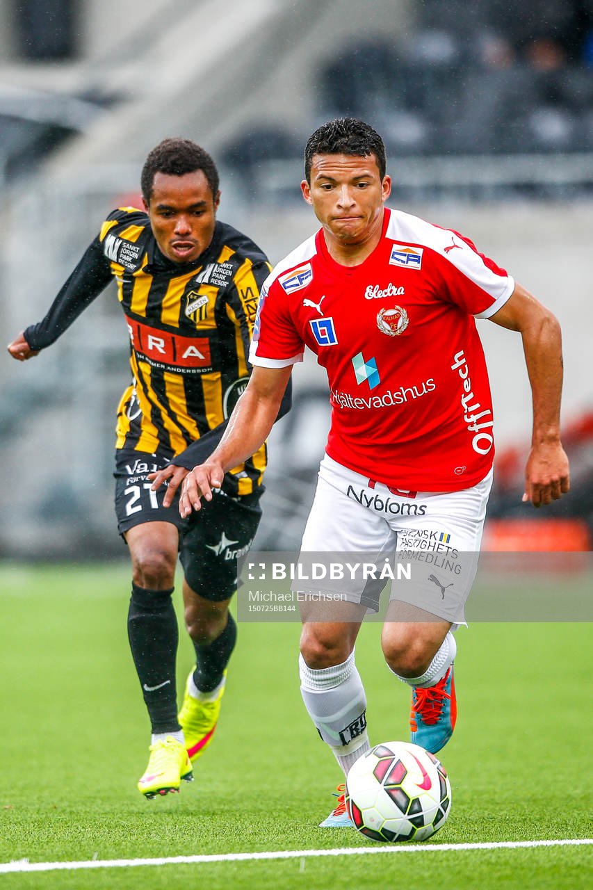 Häckens Nasiru Mohammed och Kalmars Ismael Silva Lima