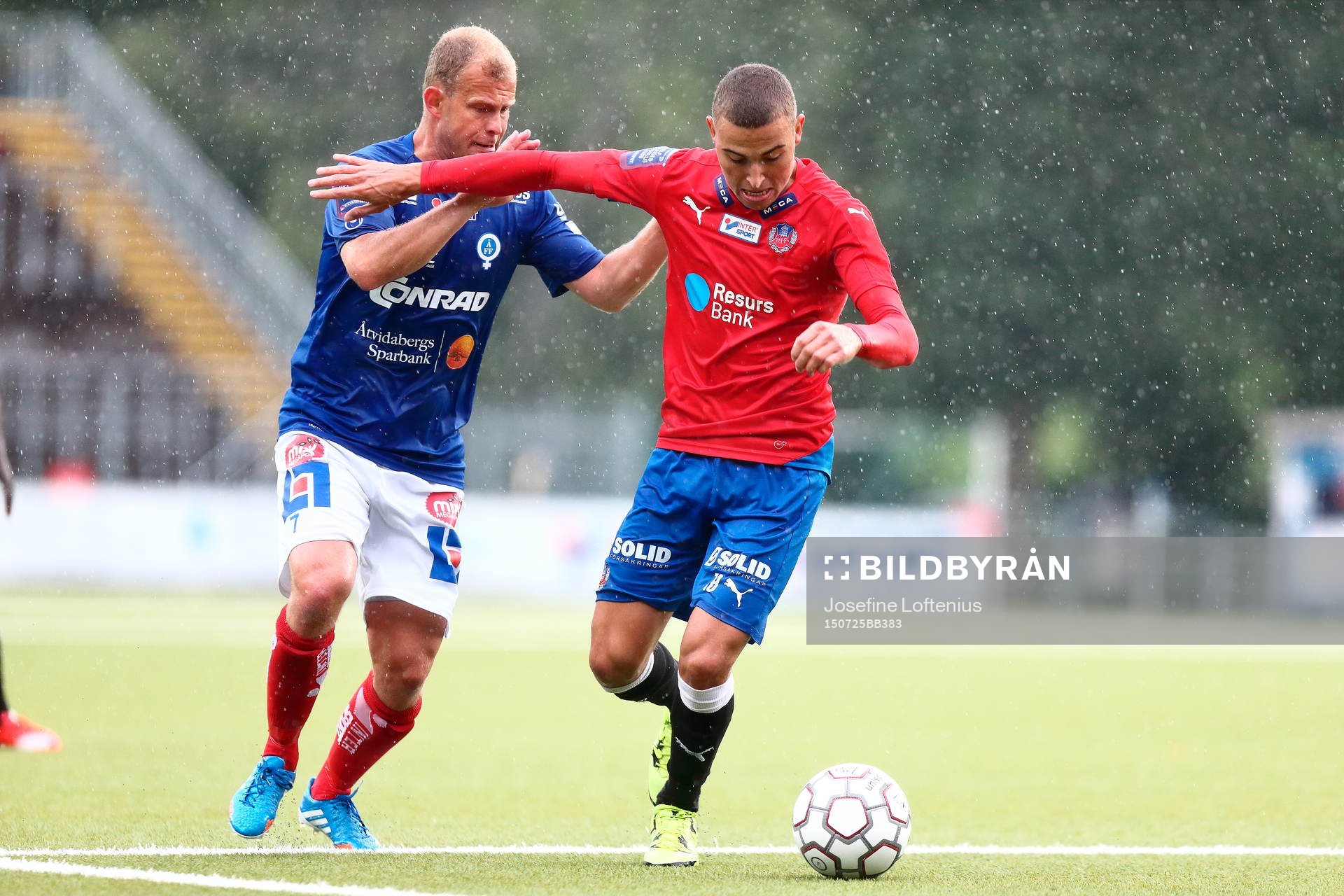 Åtvidabergs Kristian Bergström och Jordan Larsson