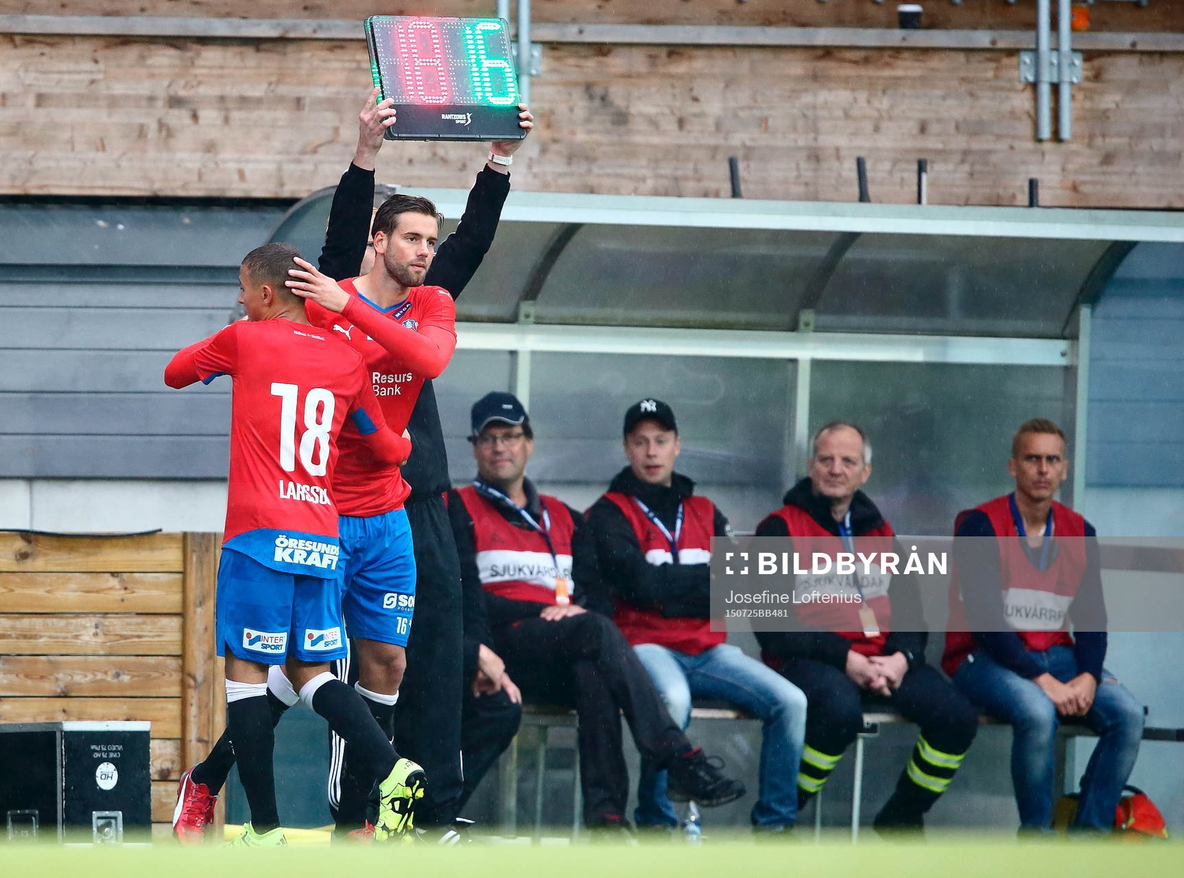 Jordan Larsson byts ut mot Mikael Dahlberg