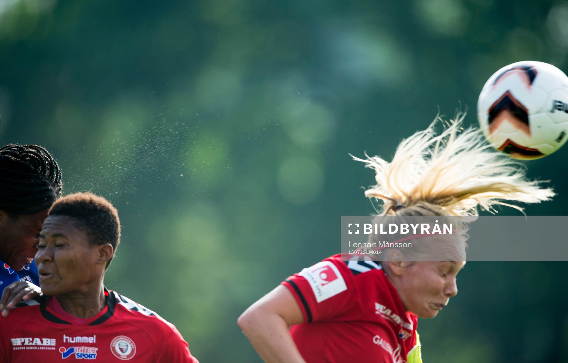 Kristianstads Margret Lara Vidarsdottir i matchen i