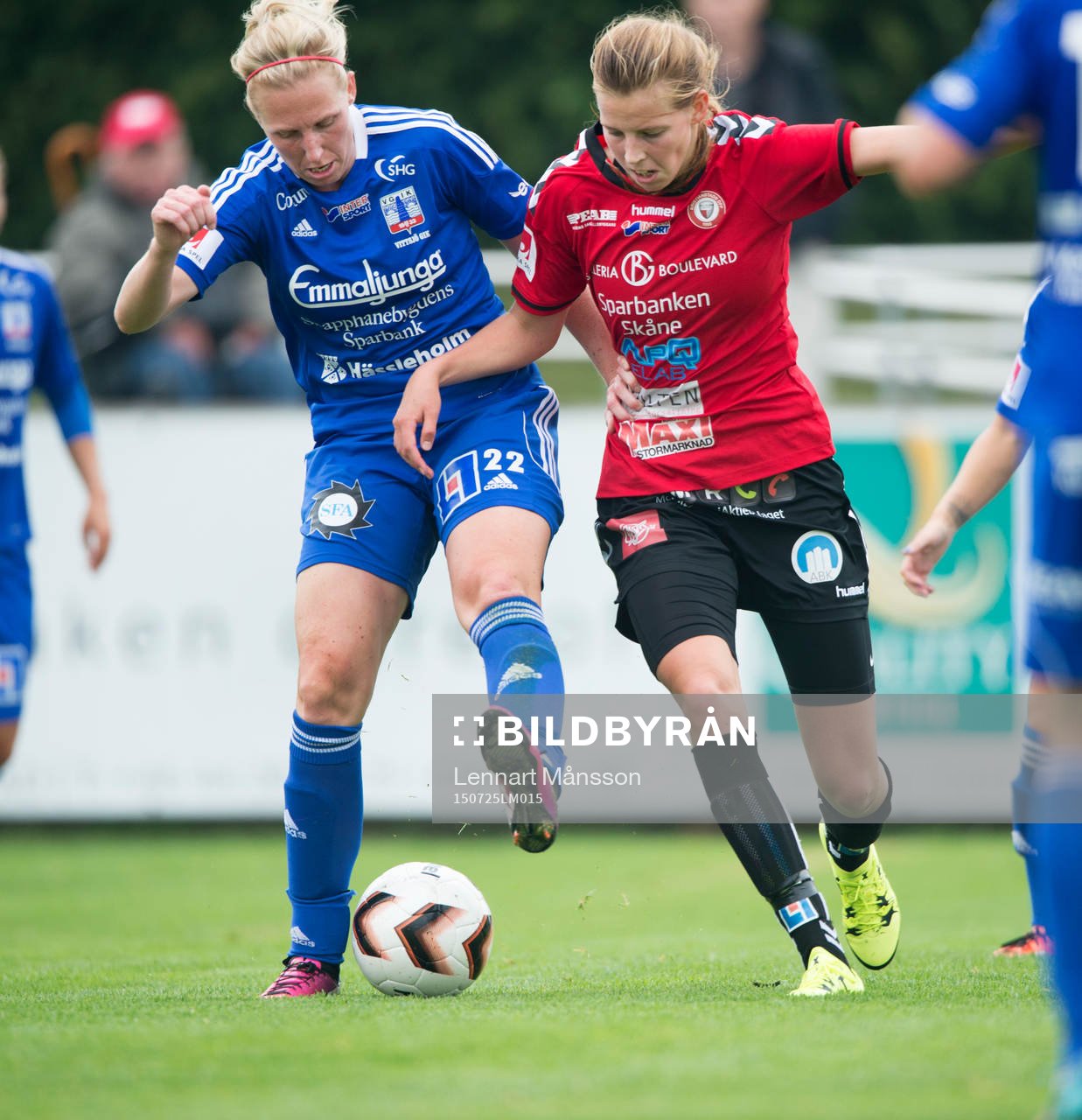Vittsjös Sandra Adolfsson och Kristianstads Amanda Edgren