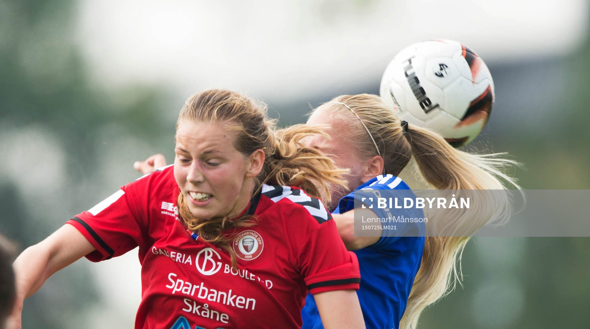 Kristianstads Amanda Edgren i matchen i damallsvenskan