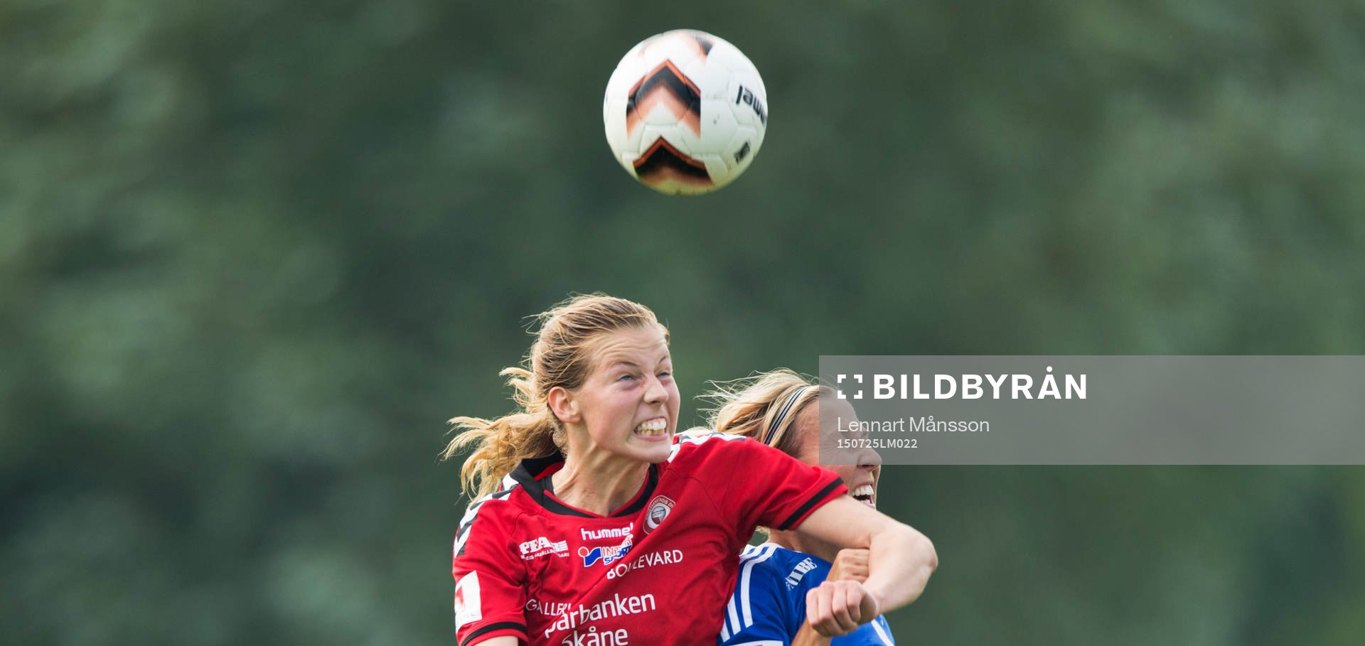Kristianstads Amanda Edgren och Vittsjös Sandra Adolfsson