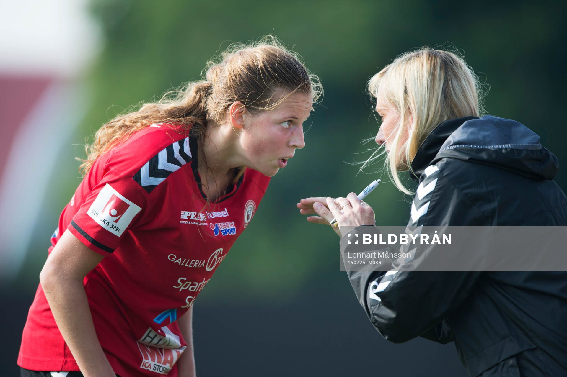 Kristianstads tränare Elisabet Gunnarsdottir ger