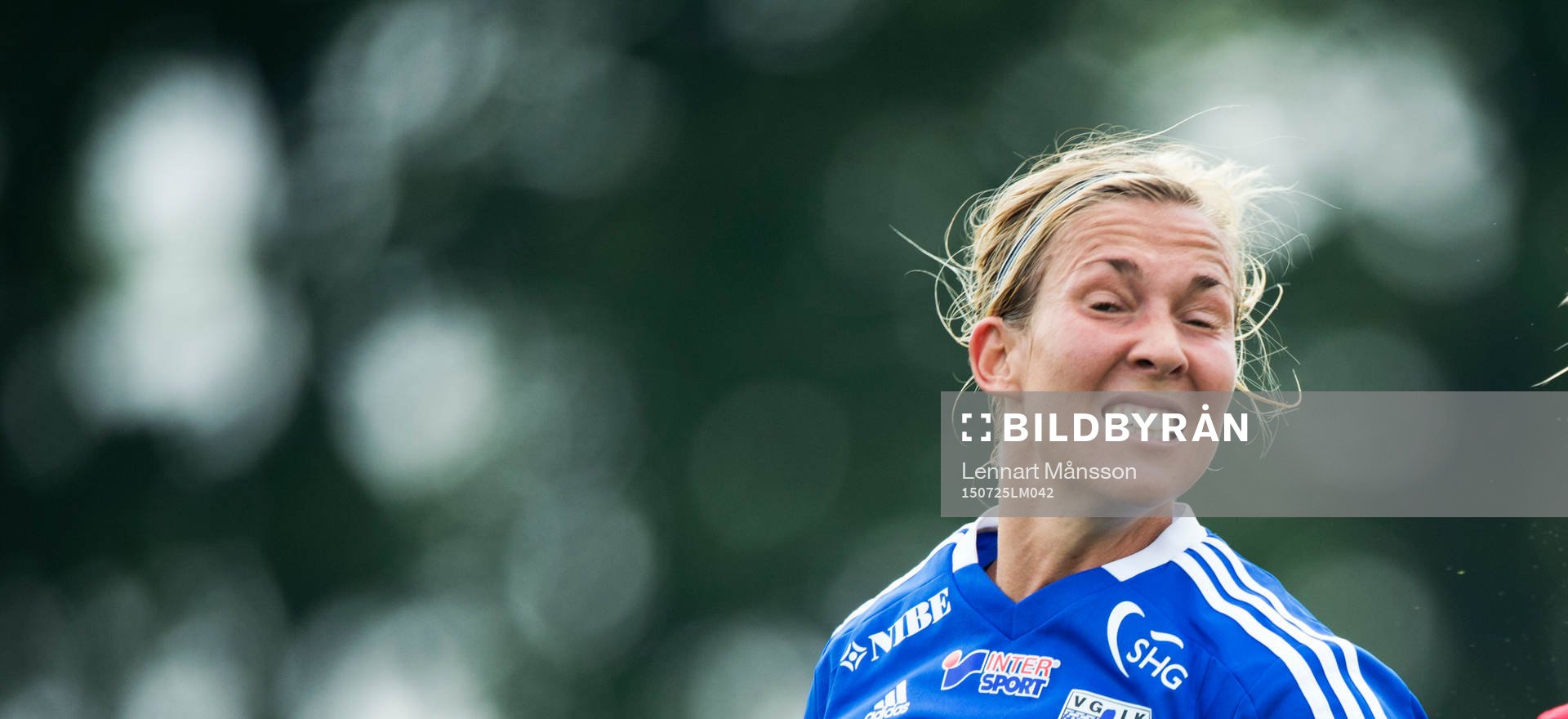 Vittsjös KirstyYallop i matchen i damallsvenskan mellan