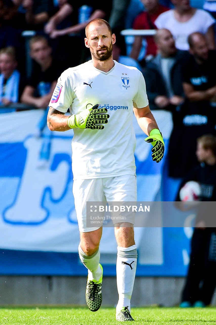 Malmö FFs målvakt Johan Wiland