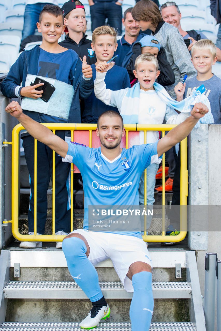 Malmö FFs Vladimir Rodic firar segern