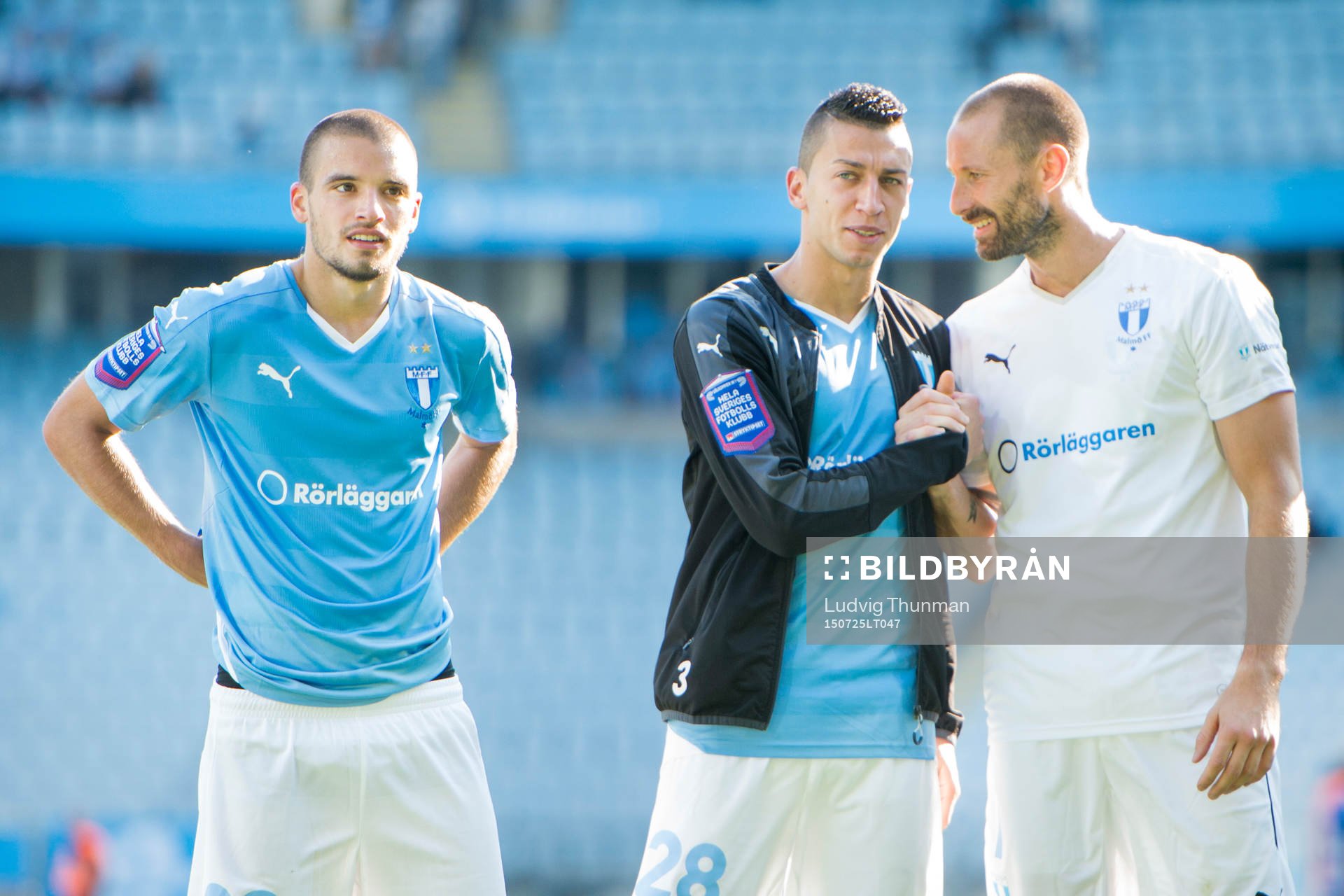 Malmö FFs Vladimir Rodic, Nikola Djurjic och målvakt