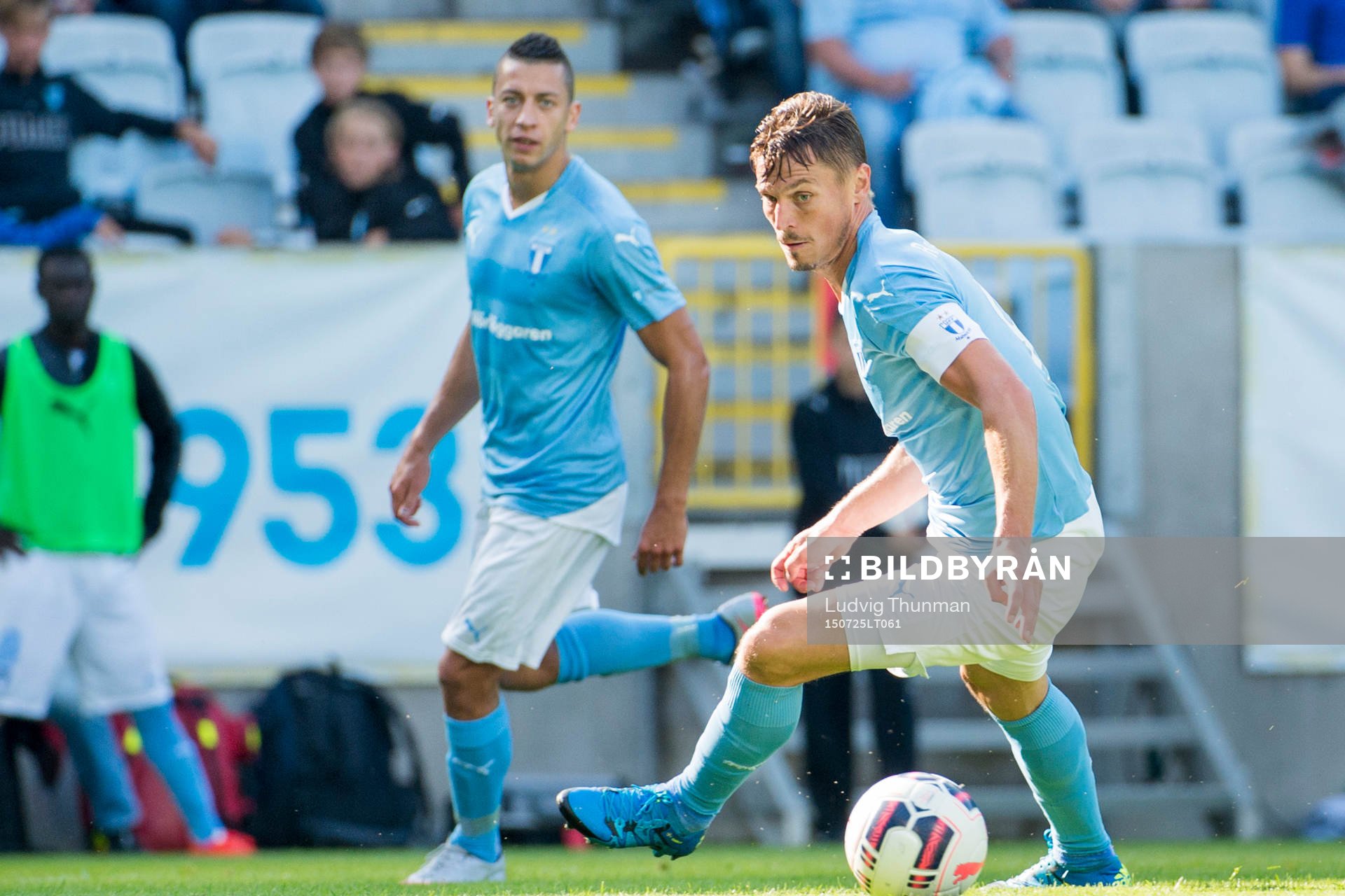 Malmö FFs Nikola Djurjic och Markus Rosenberg