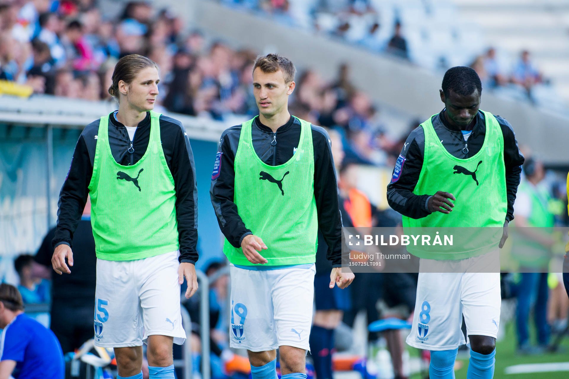 Malmö FFs Pawel Cibicki, Magnus Wolff Eikrem och Enock