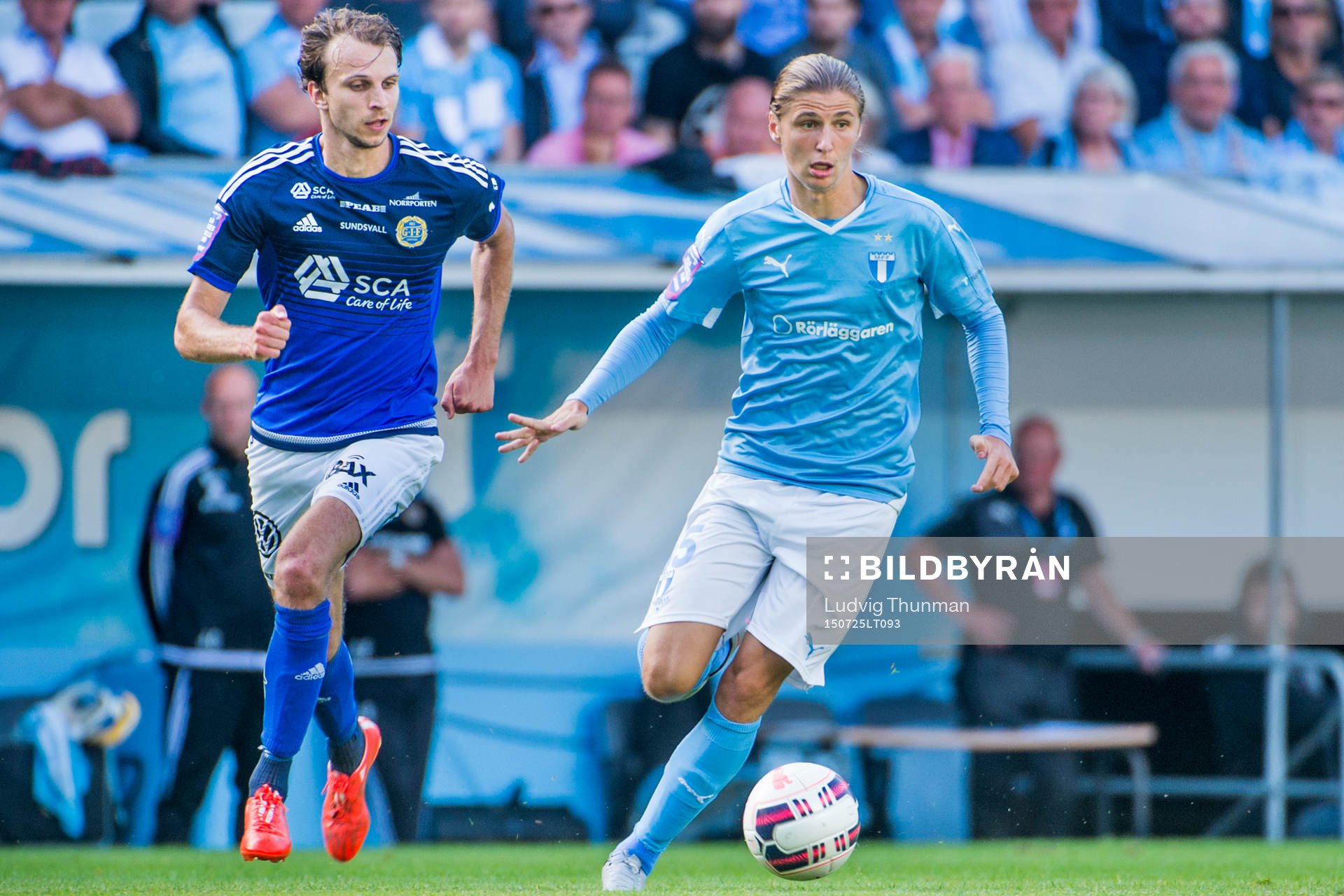 Sundsvalls Lars Gerson och Malmö FFs Pawel Cibicki