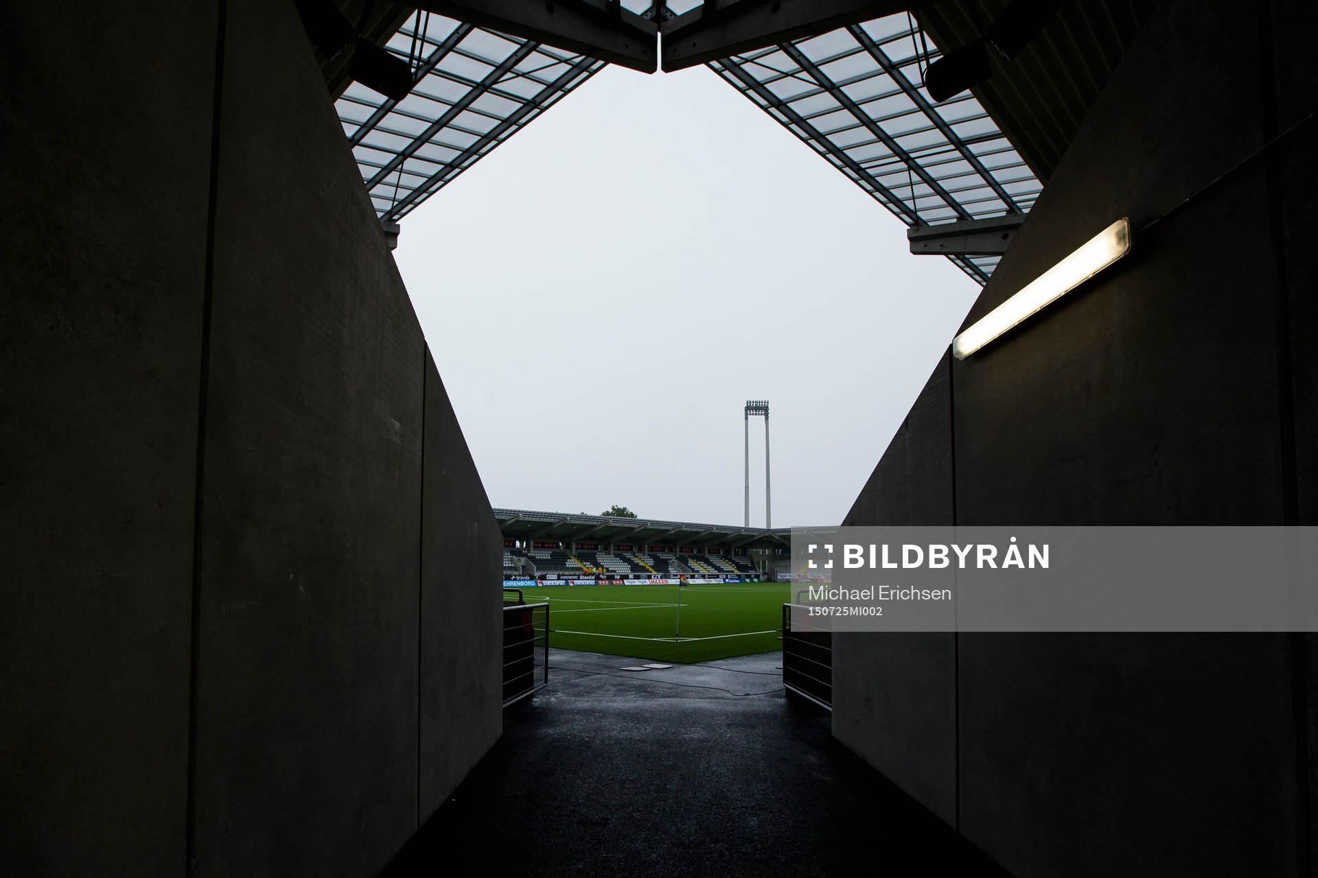 Bravida Arena innan fotbollsmatchen i Allsvenskan mellan