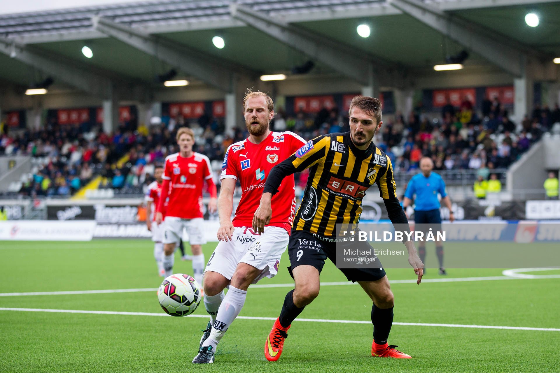 Kalmars Markus Thorbjörnsson mot Häckens Dardan Rexhepi